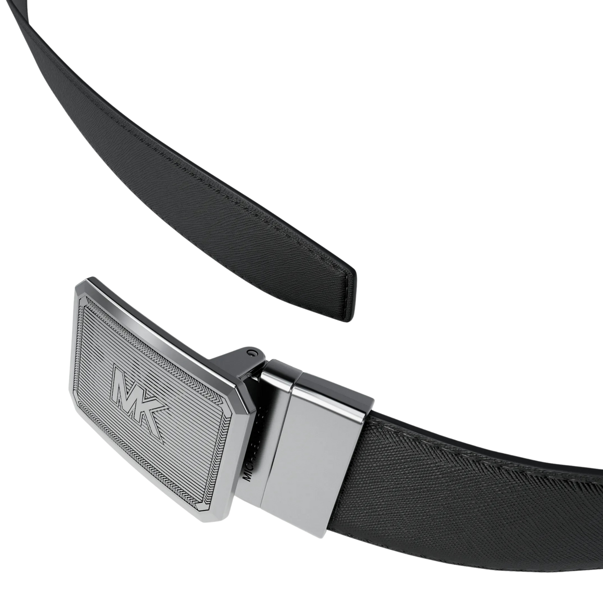 Michael Kors Men Reversible Leather Belt - Black Black