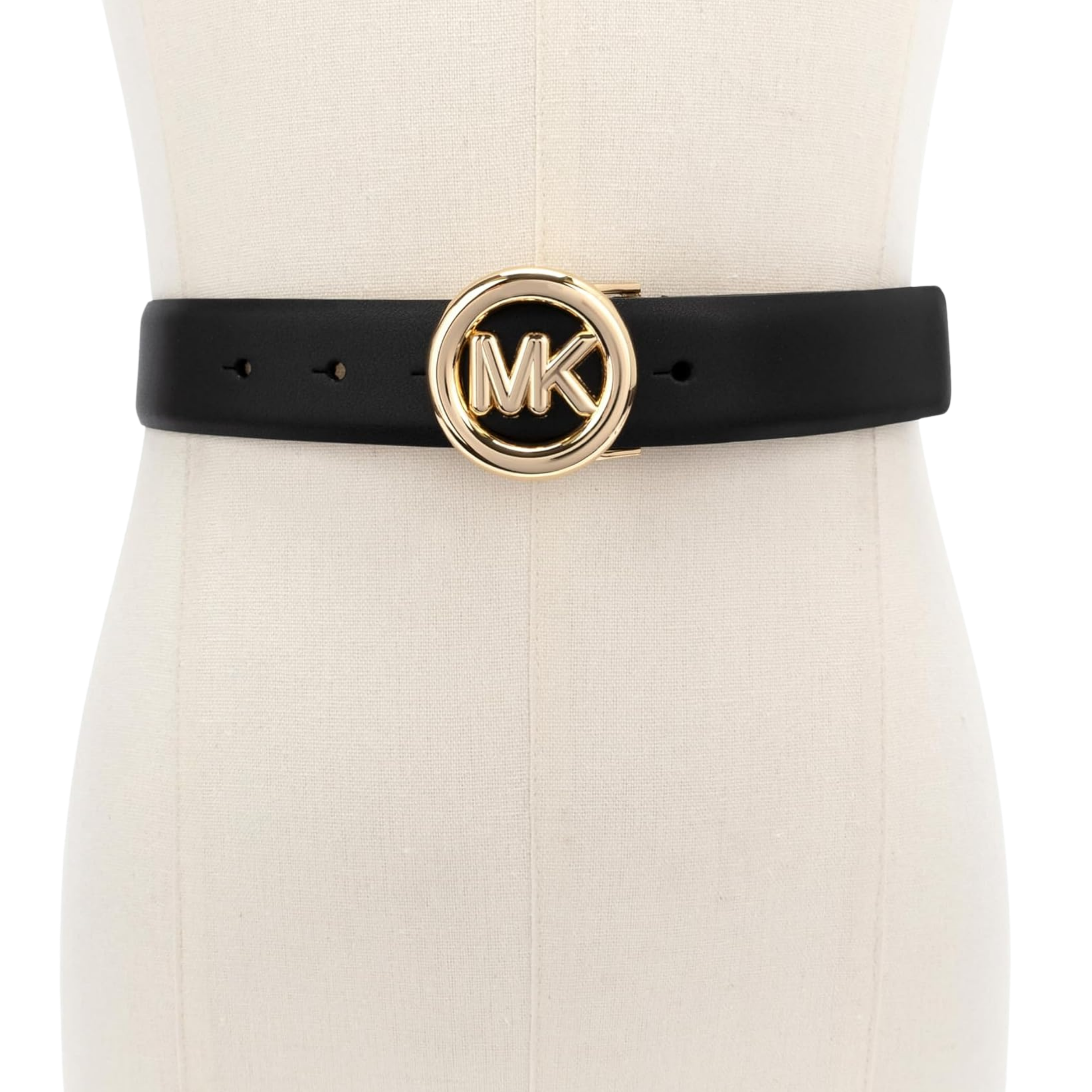 Michael Kors Women Non Reversible Leather Belt - Black