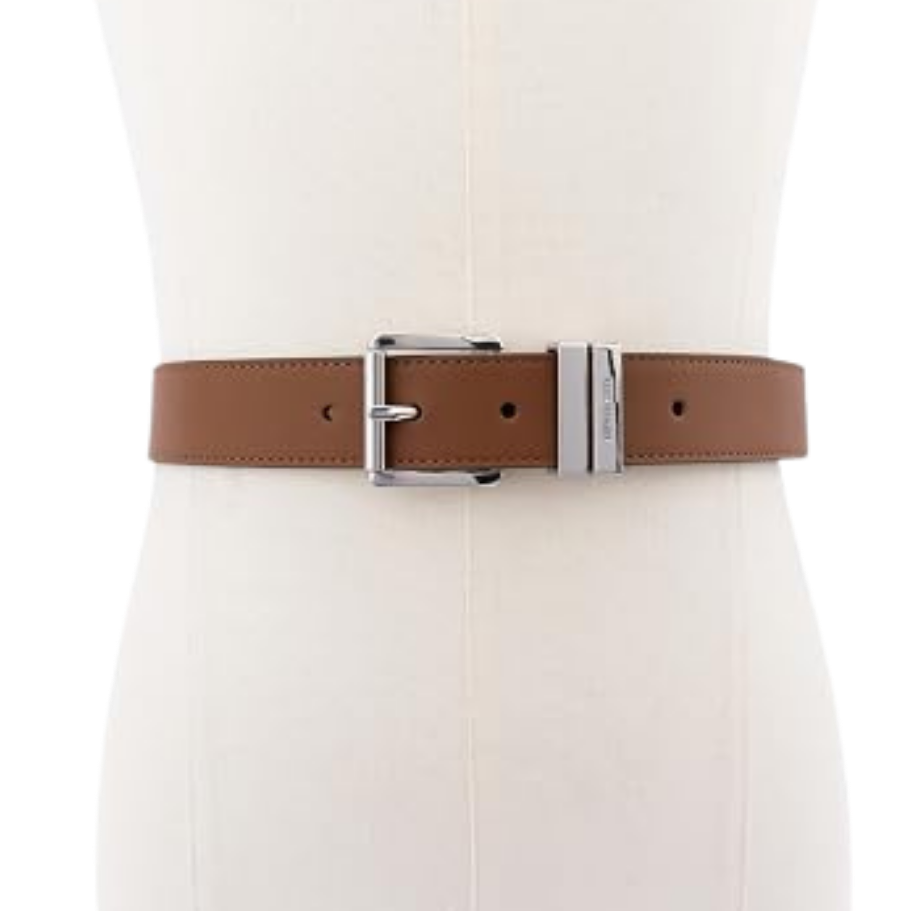 Michael Kors Women 1.25 Inch Leather Belt - Luggage