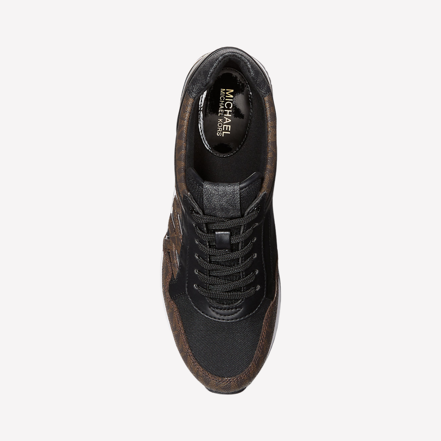 Michael Kors Women Maddy Logo Trainer - Brown Black