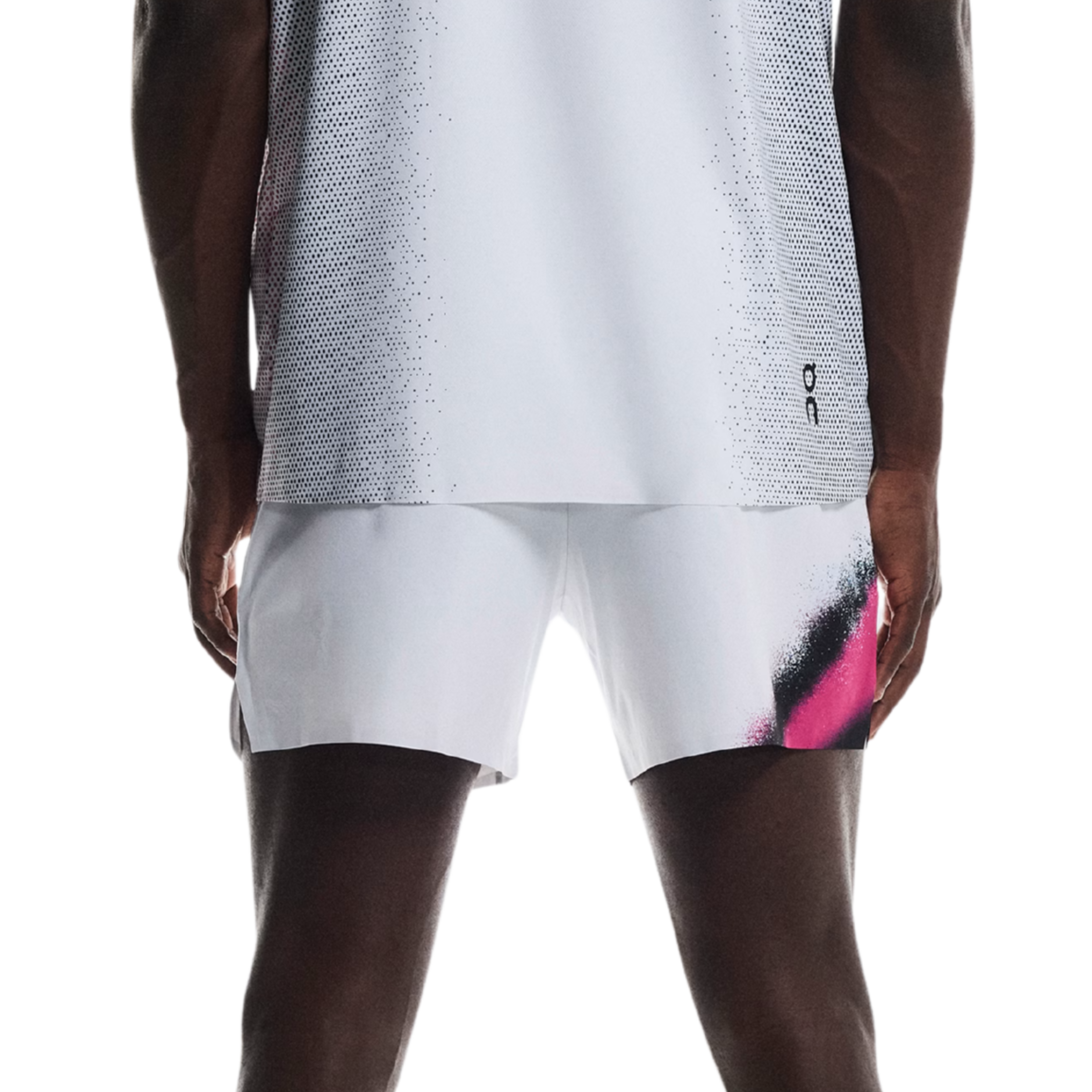 ON Men Court Shorts - White Black