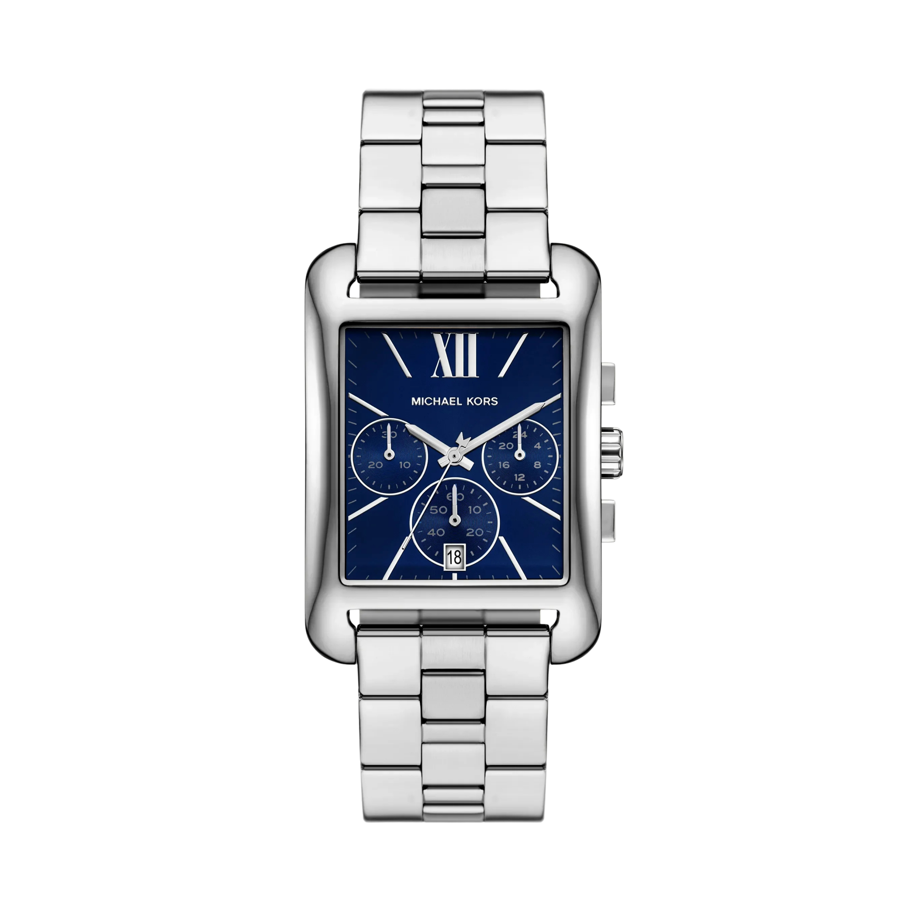 Michael Kors Women Monroe Silver Tone Watch - Silver