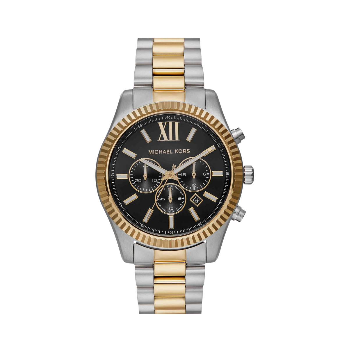 Michael Kors Men Lexington Stainless Steel Bracelet Watch - Two Tone