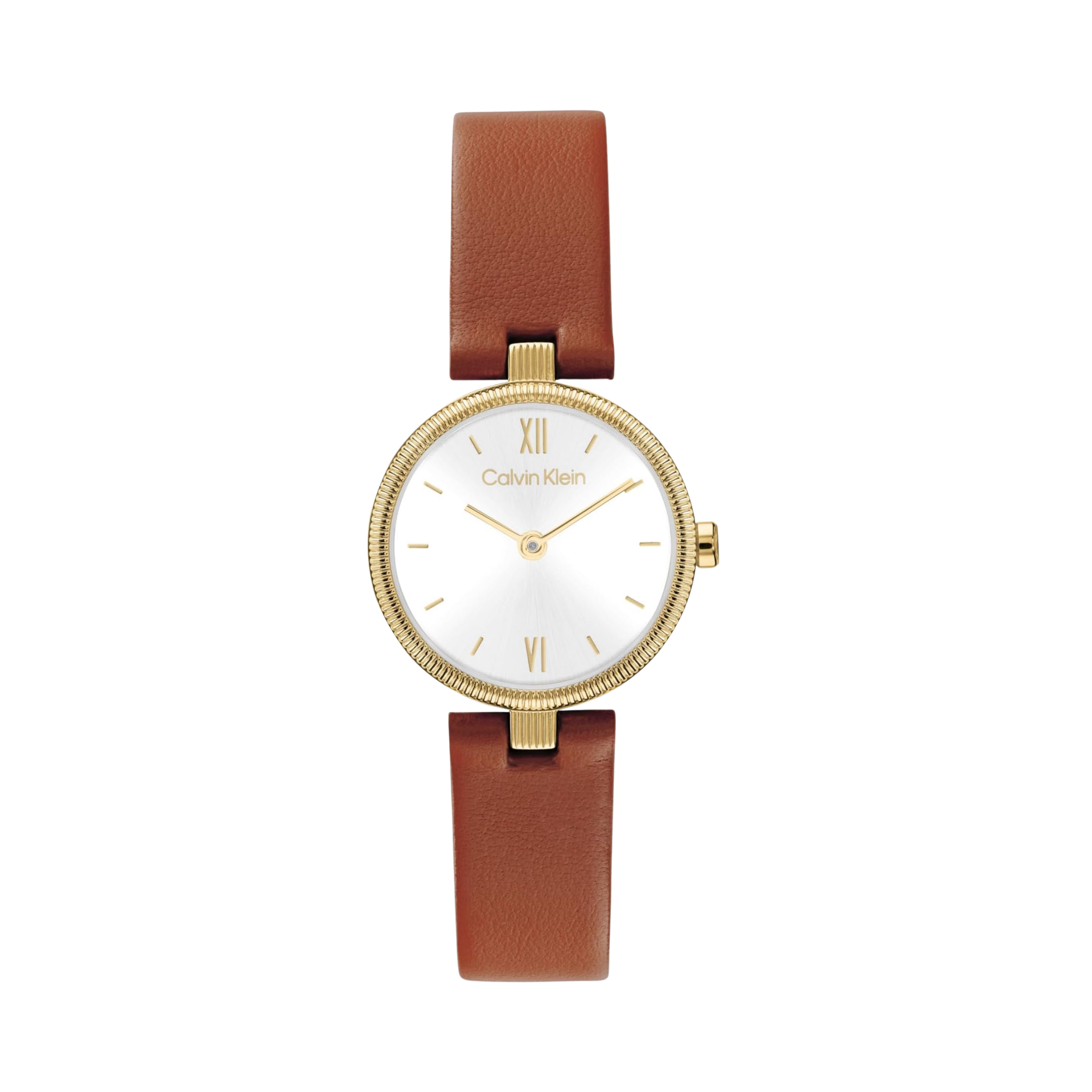 Calvin Klein Women Gleam Two Hand Quartz Watch - Brown Shimmer