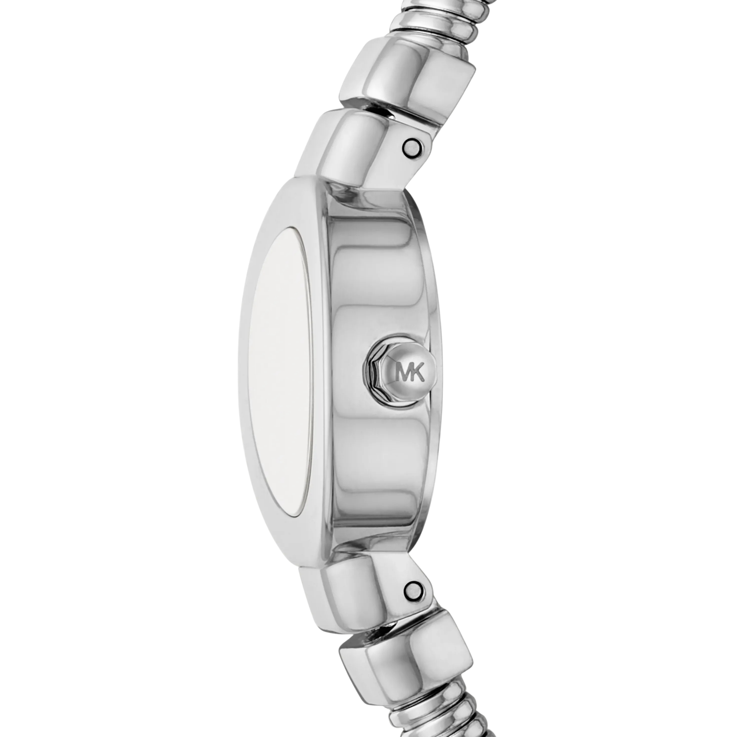 Michael Kors Women Mini Gramercy Silver Tone Watch - Silver