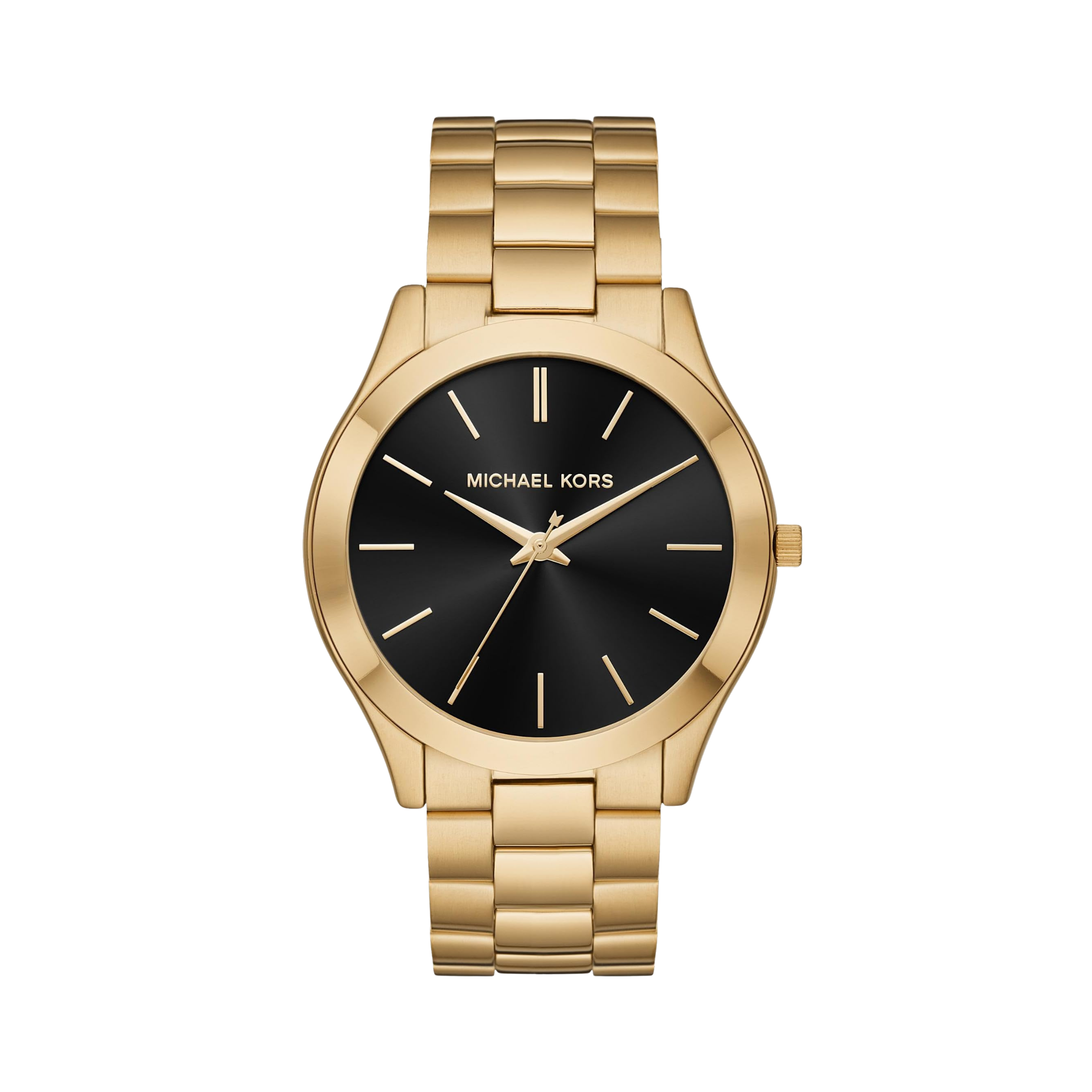 Michael Kors Men Oversized Slim Runway Watch - Gold Black