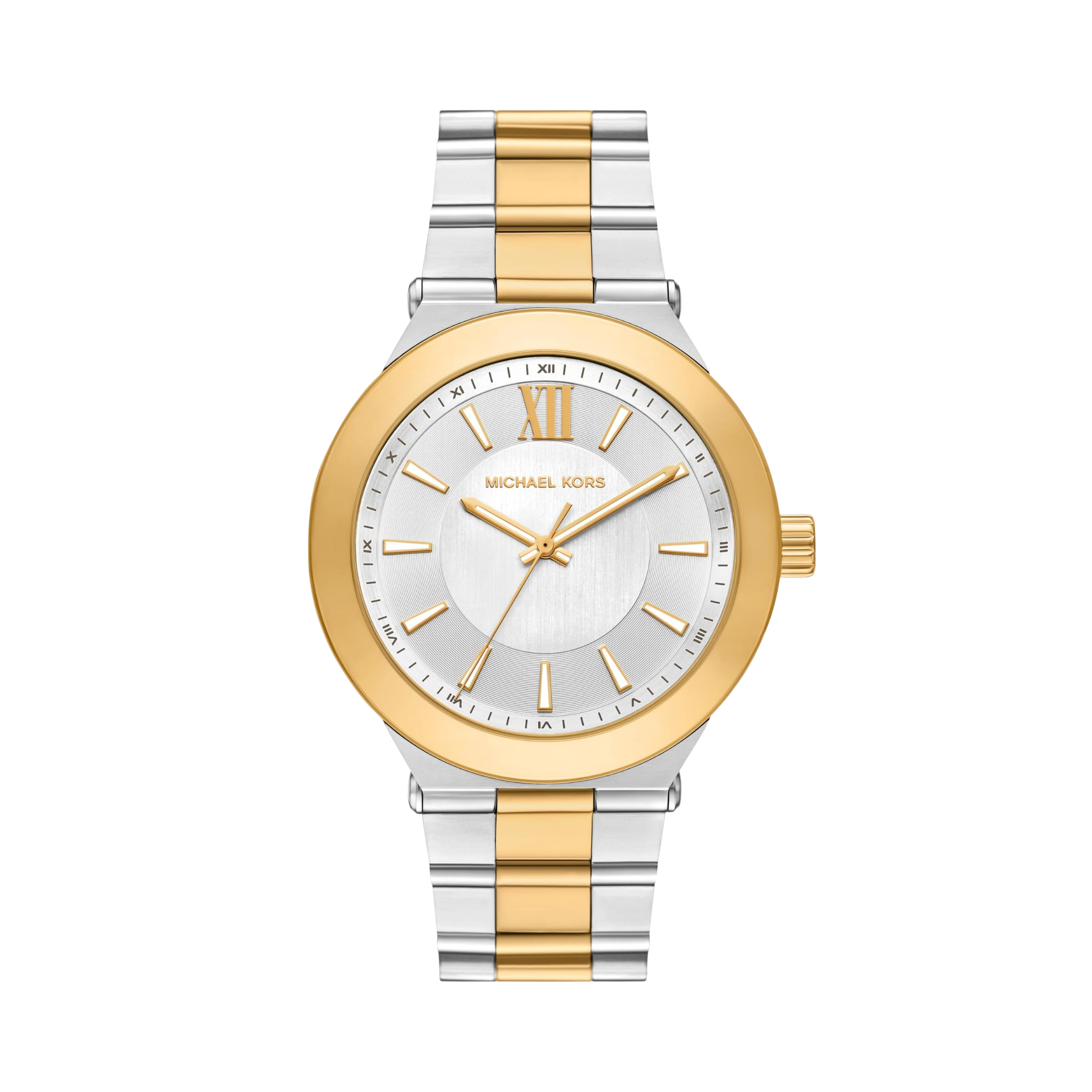 Michael Kors Men Billie Three Hand Stainless Steel Watch - Two Tone