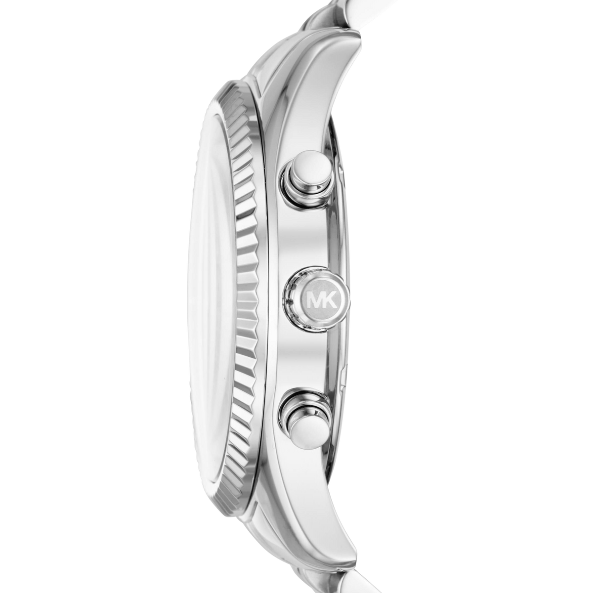 Michael Kors Men Lexington Stainless Steel Bracelet Watch - Silver Red