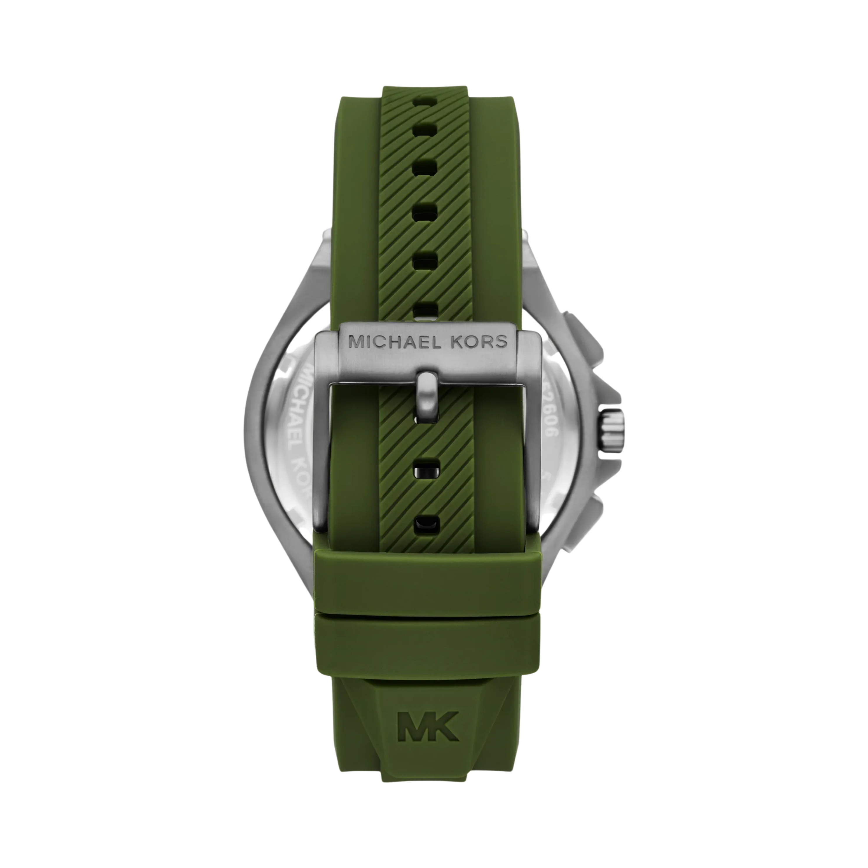 Michael Kors Men Oversized Lennox Gunmetal Tone and Silicone Watch - Gunmetal