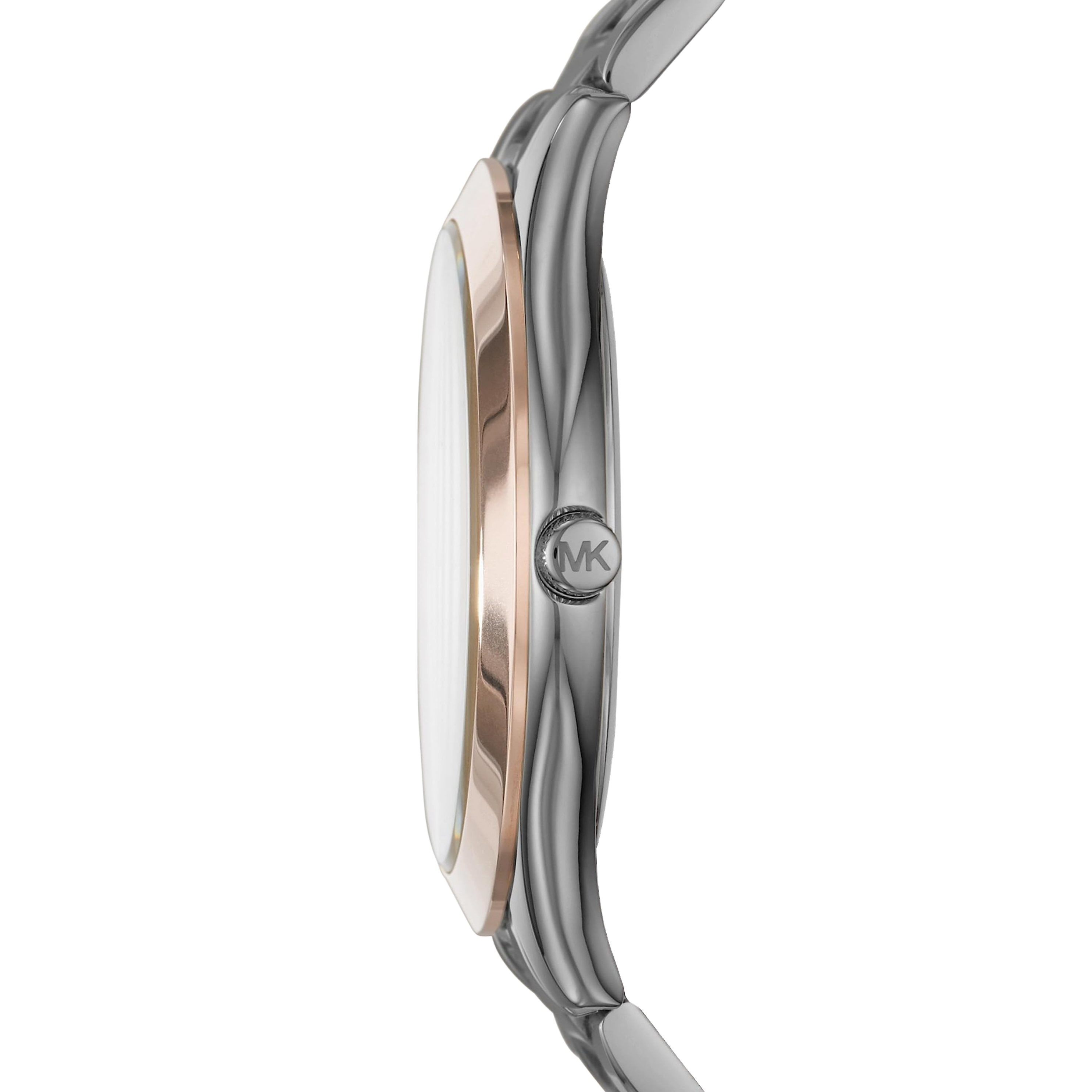 Michael Kors Men Oversized Slim Runway Watch - Gunmetal Rose gold