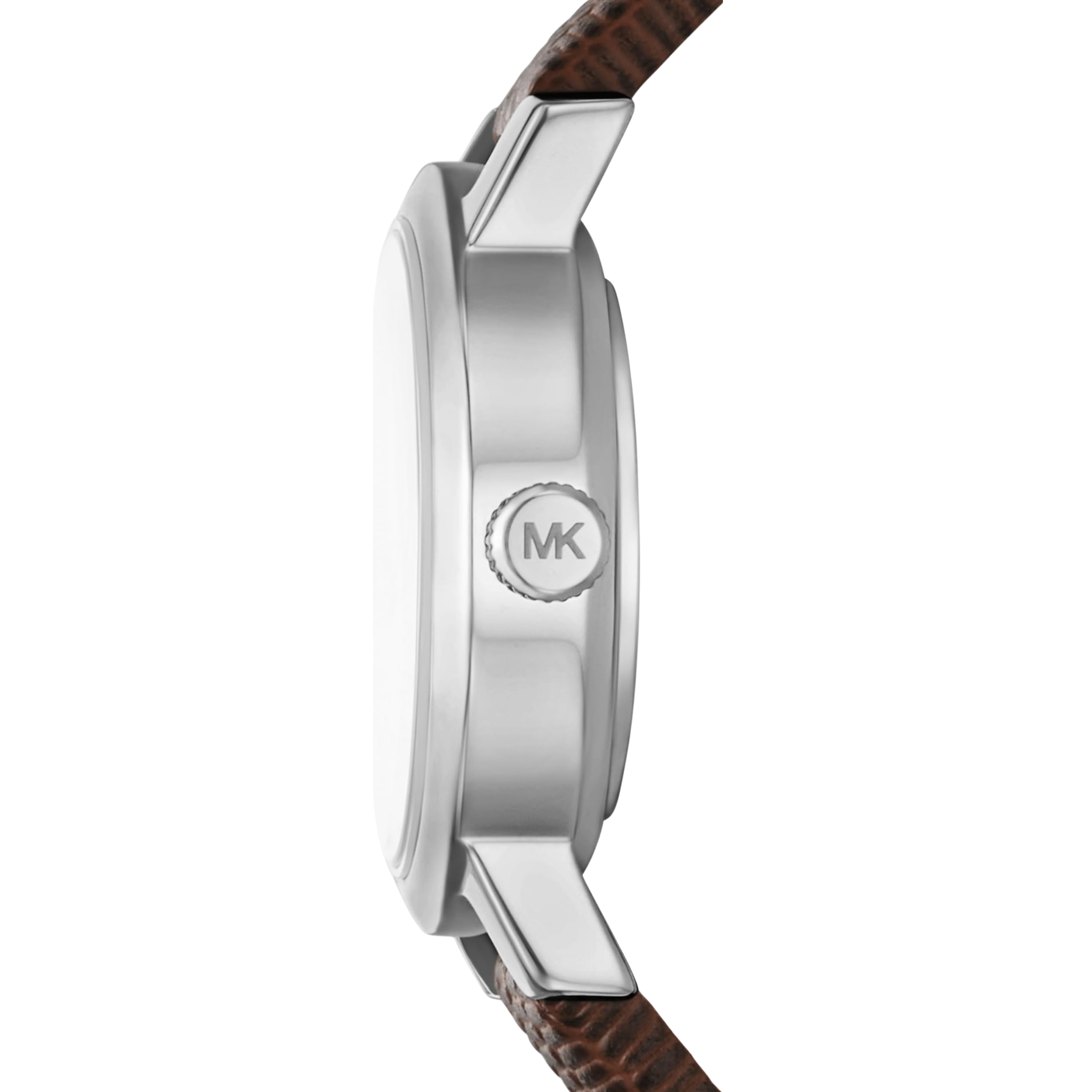 Michael Kors Women Maude Three Hand Leather Watch - Brown