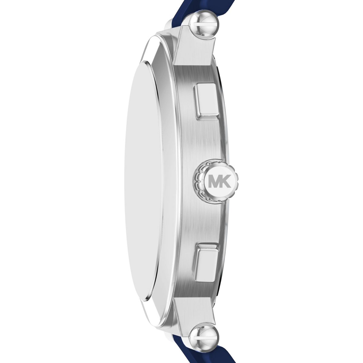 Michael Kors Men Billie Stainless Steel Or Silicone Watch - Silver Blue Chrono