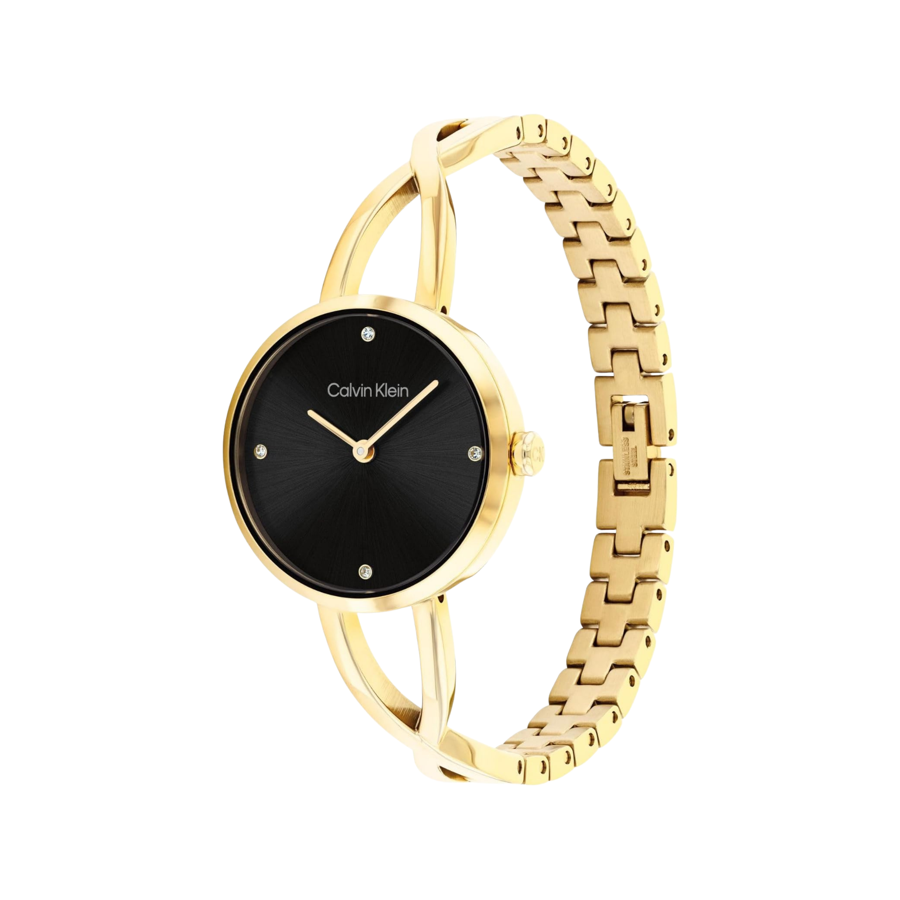 Calvin Klein Women Sculpted Embrace Watch - Gold