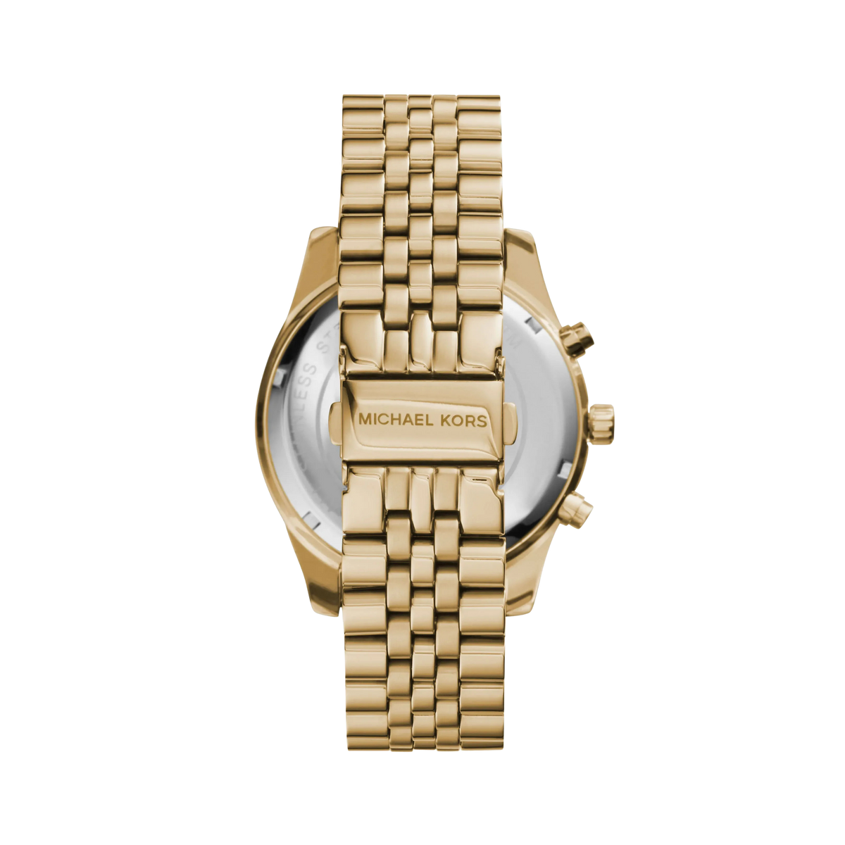 Michael Kors Men Lexington Stainless Steel Bracelet Watch - Gold Black