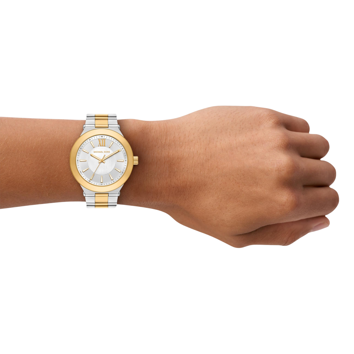 Michael Kors Men Billie Three Hand Stainless Steel Watch - Two Tone