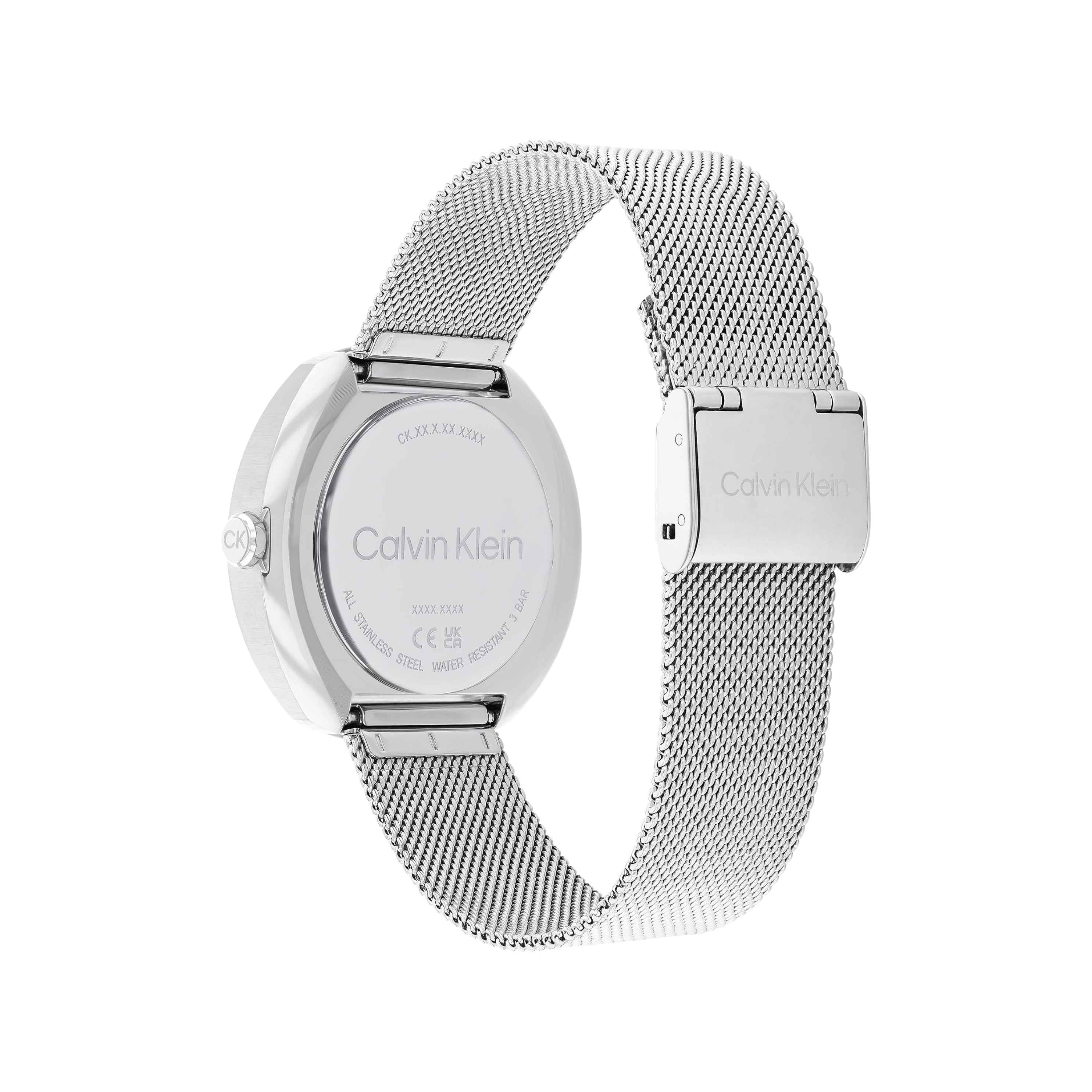 Calvin Klein Women Shape Quartz Multi Function Watch - Silver