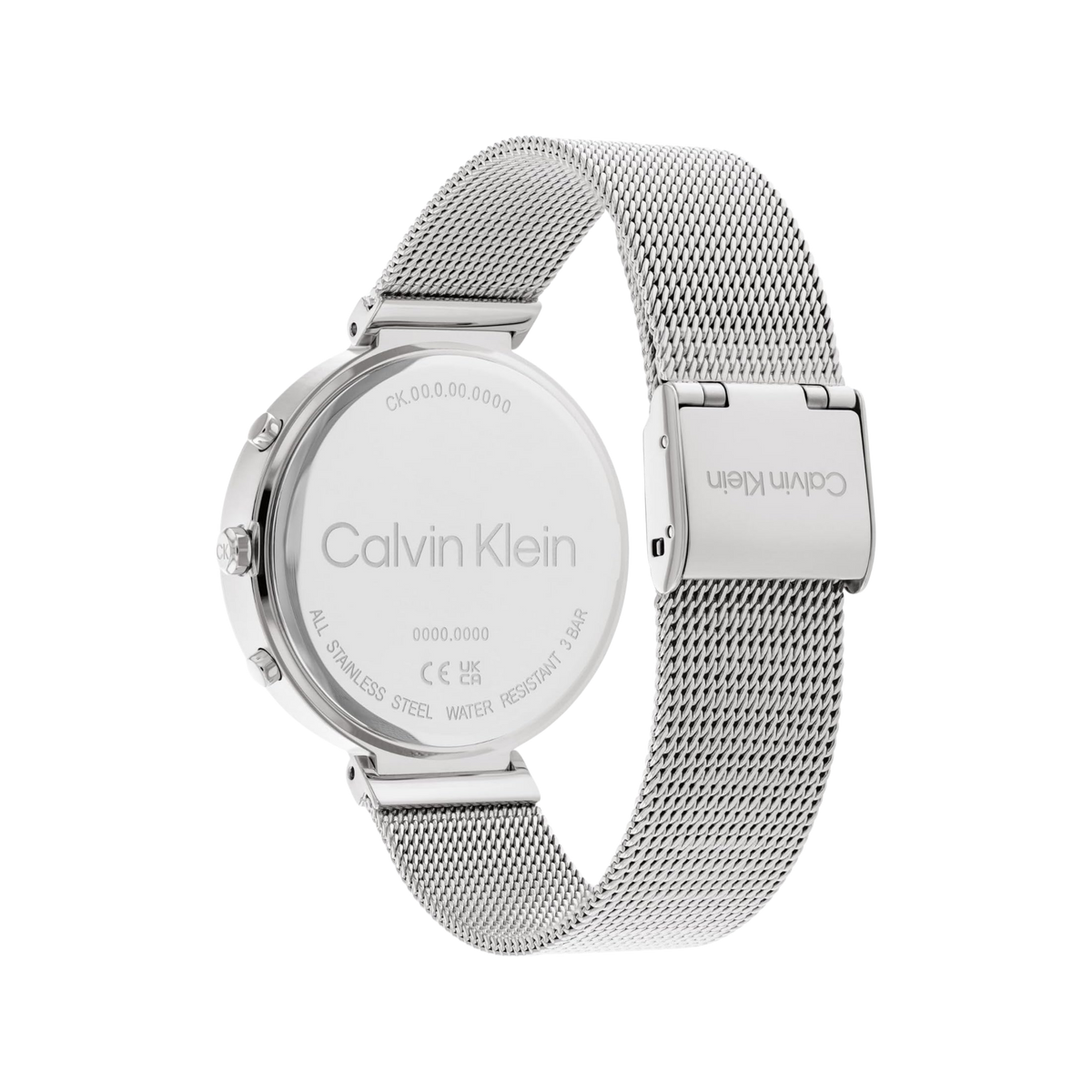 Calvin Klein Women Radiant Minimalistic T Bar Watch - Blush Silver