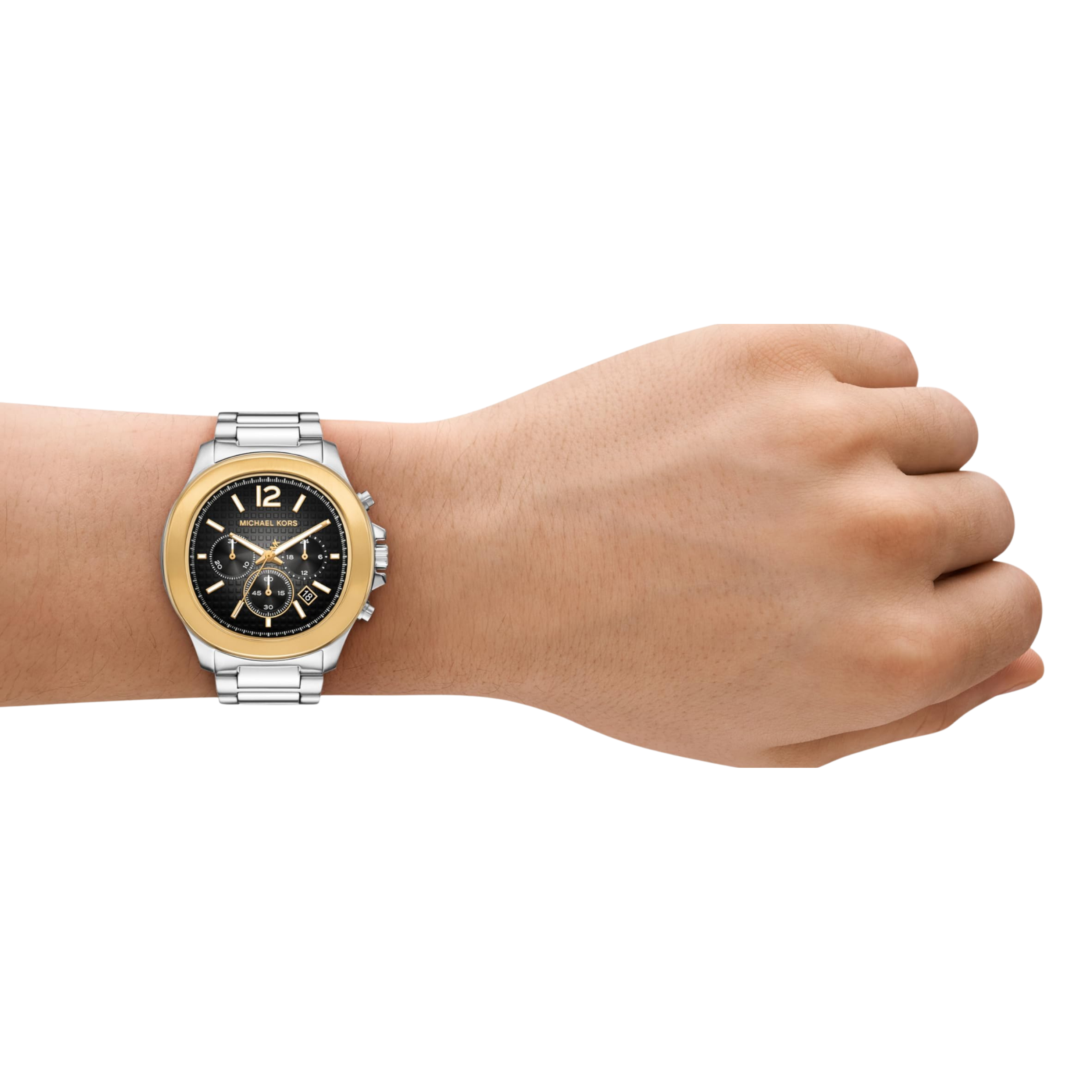 Michael Kors Men Sage Stainless Steel Watch - Two Tone