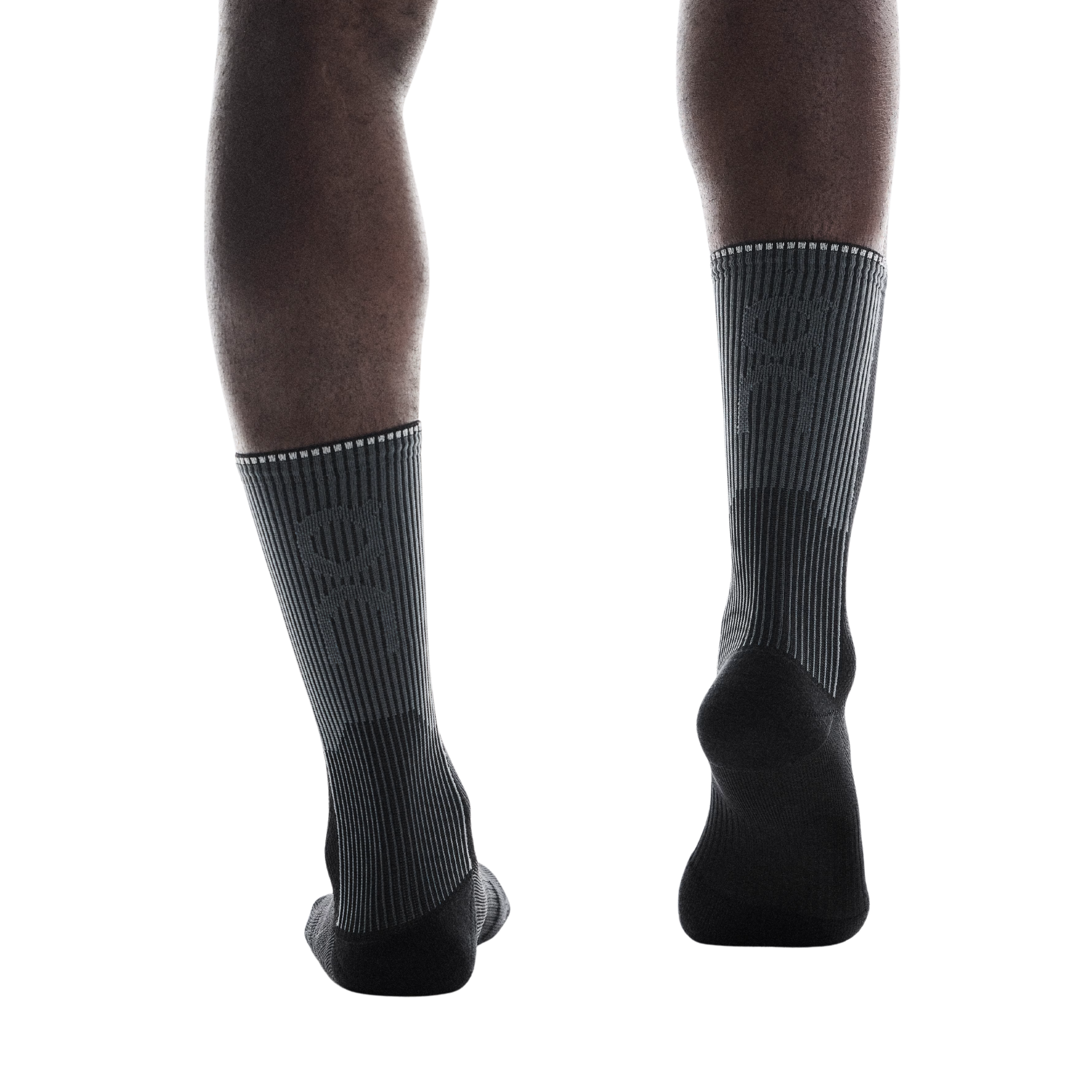 On Performance Run Sock High - Black Eclipse