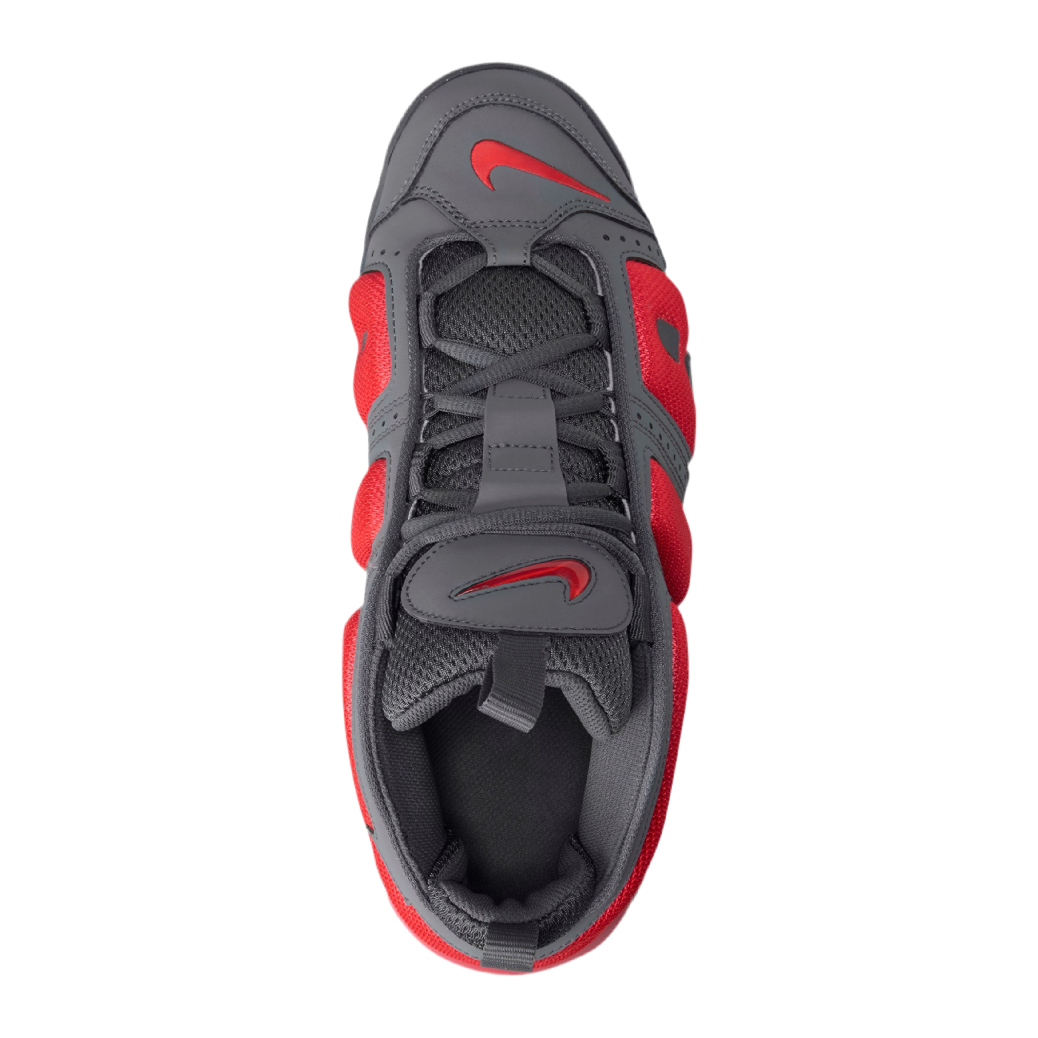 Nike Men's Air More Uptempo Low - Dark Grey Red
