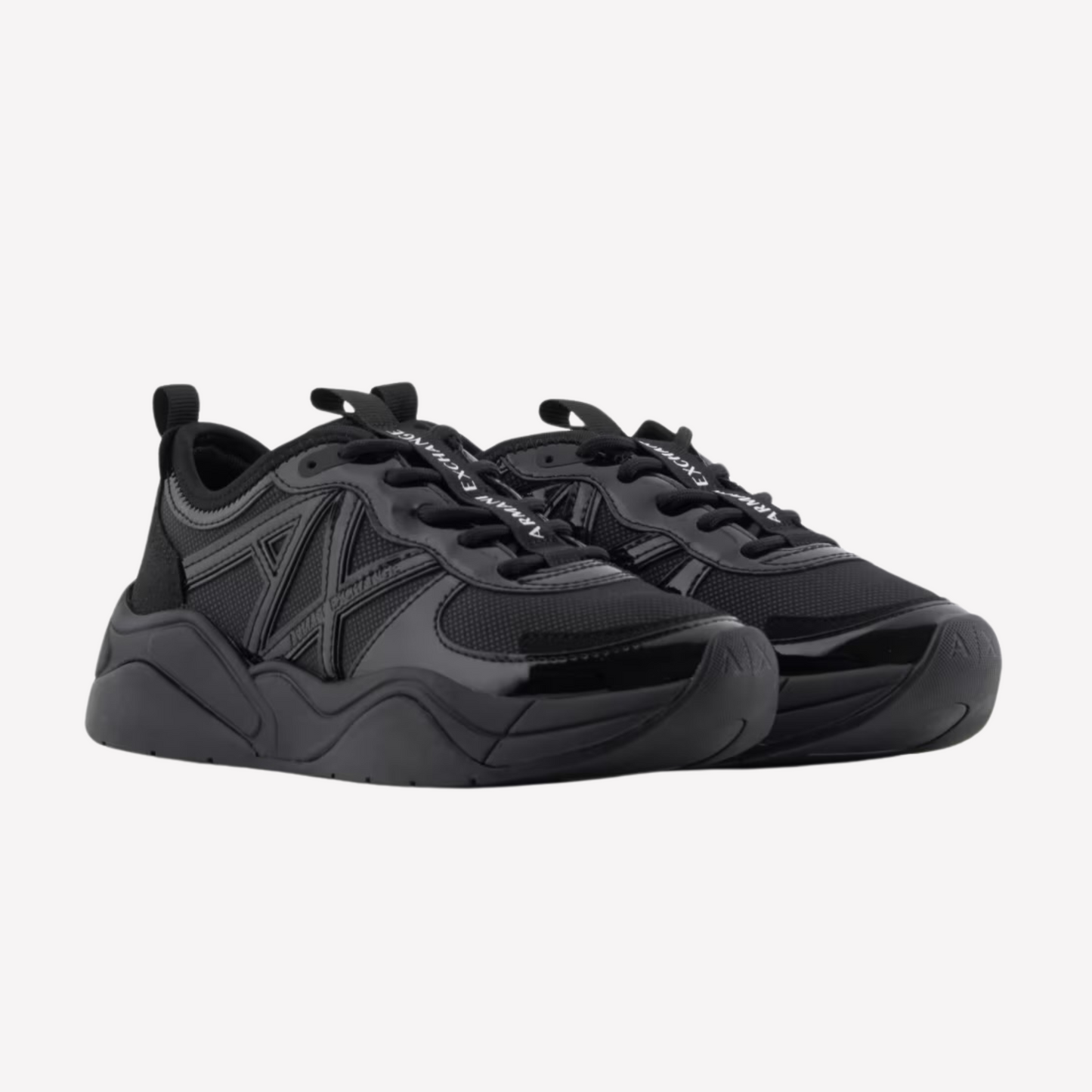 Armani Exchange Women's Chunky Sneaker - Black