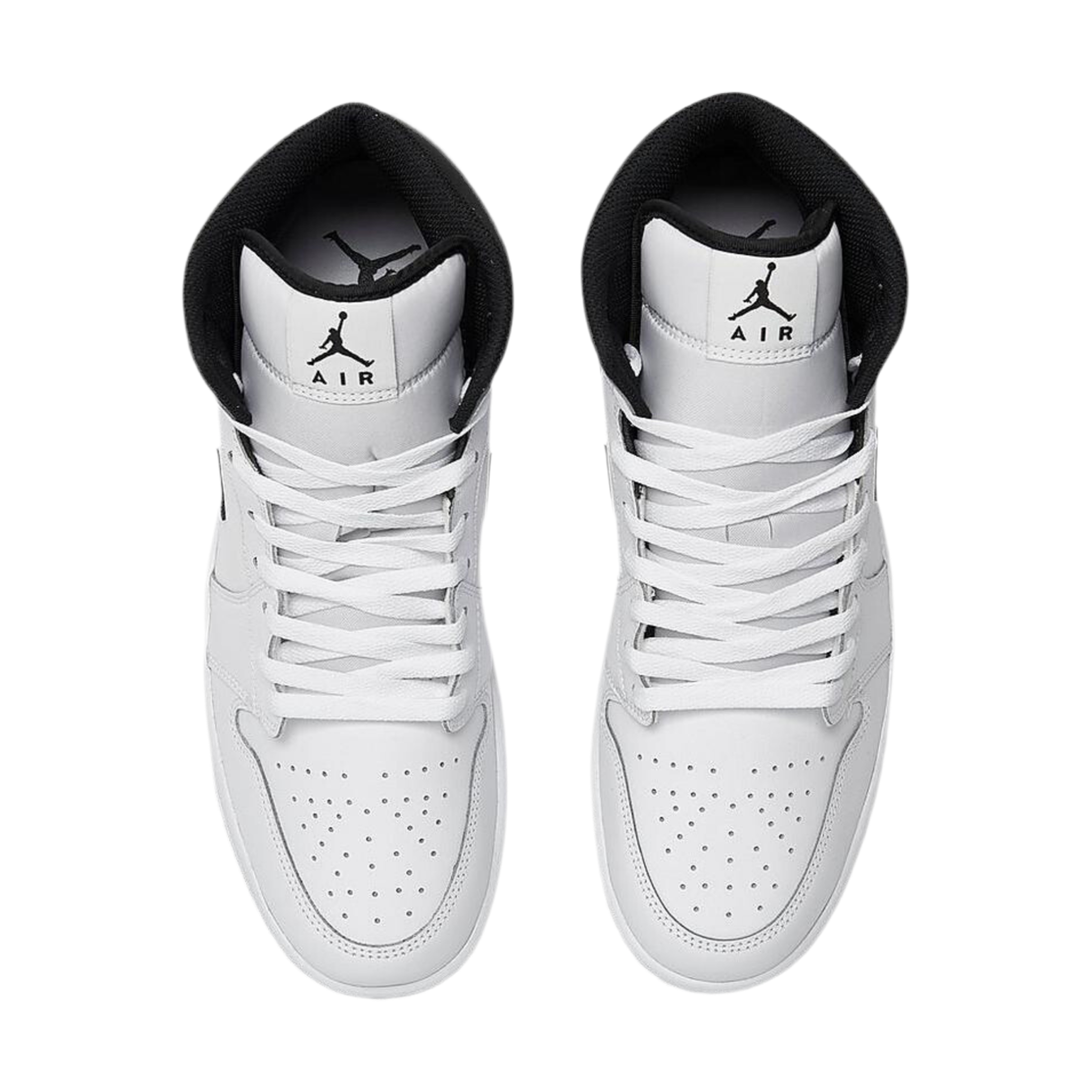 Nike Men's Air Jordan Retro 1 Mid - White Black White