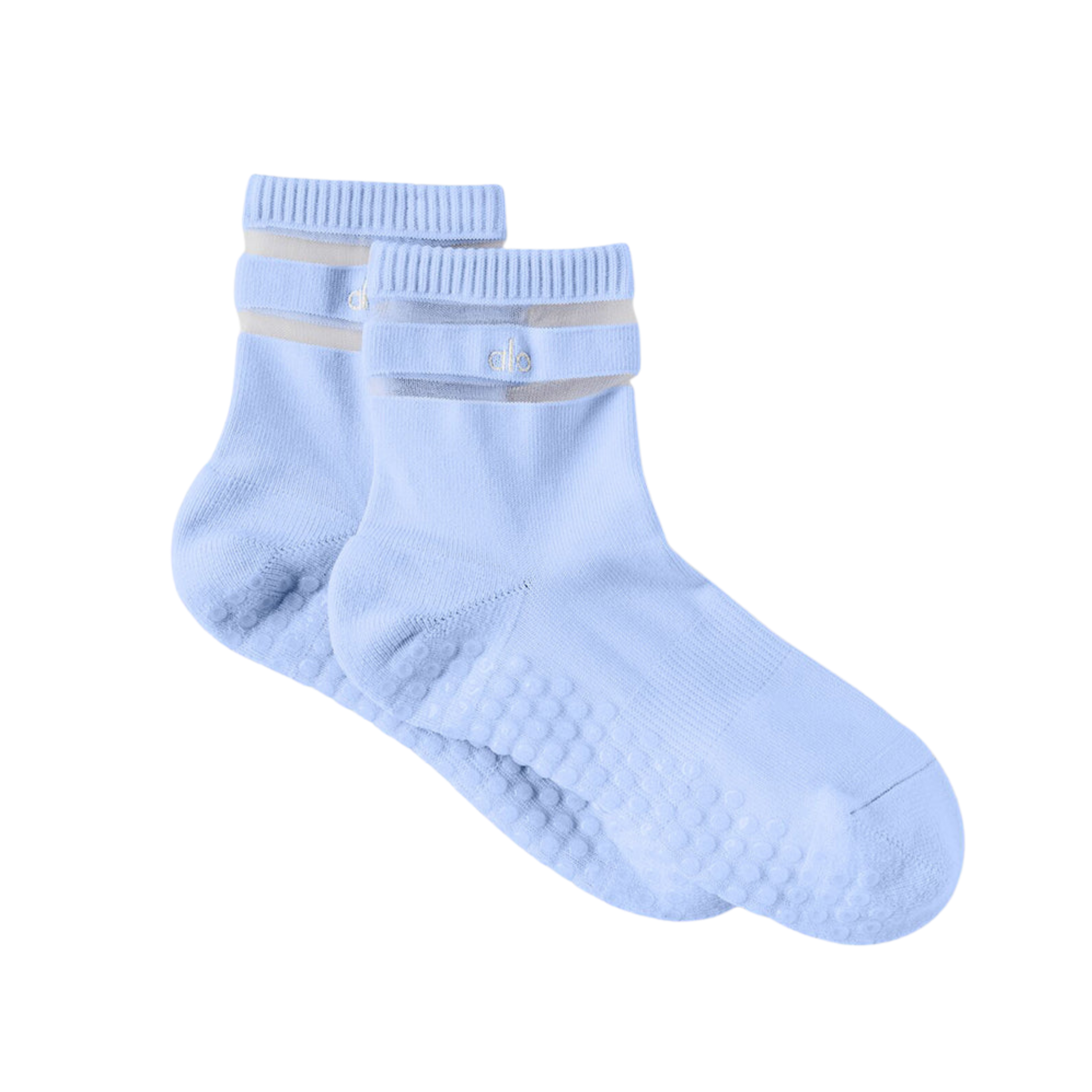 Alo Pulse Grip Sock - Light Provence Blue