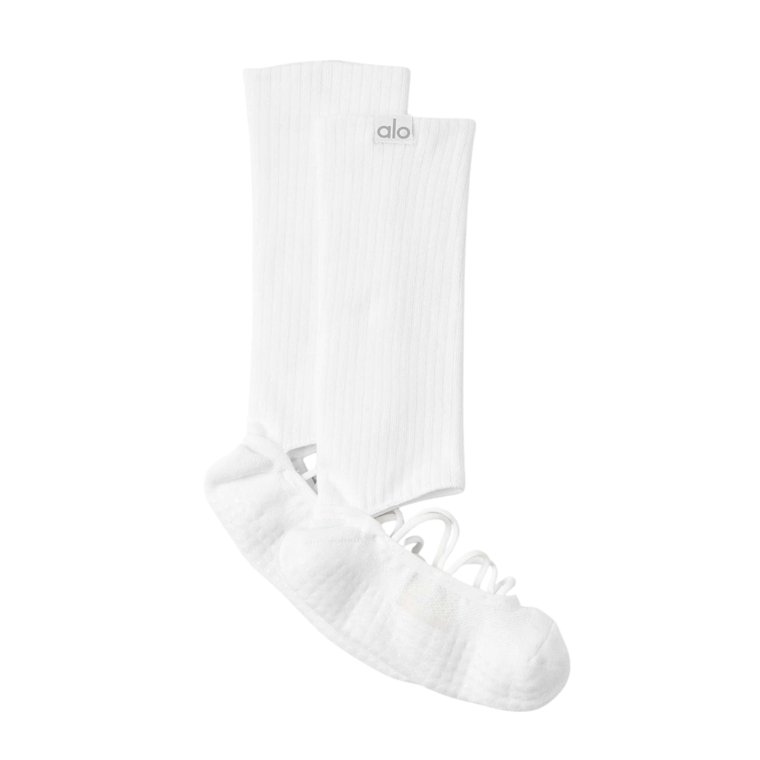 Alo Strappy Siren Grip Sock - White