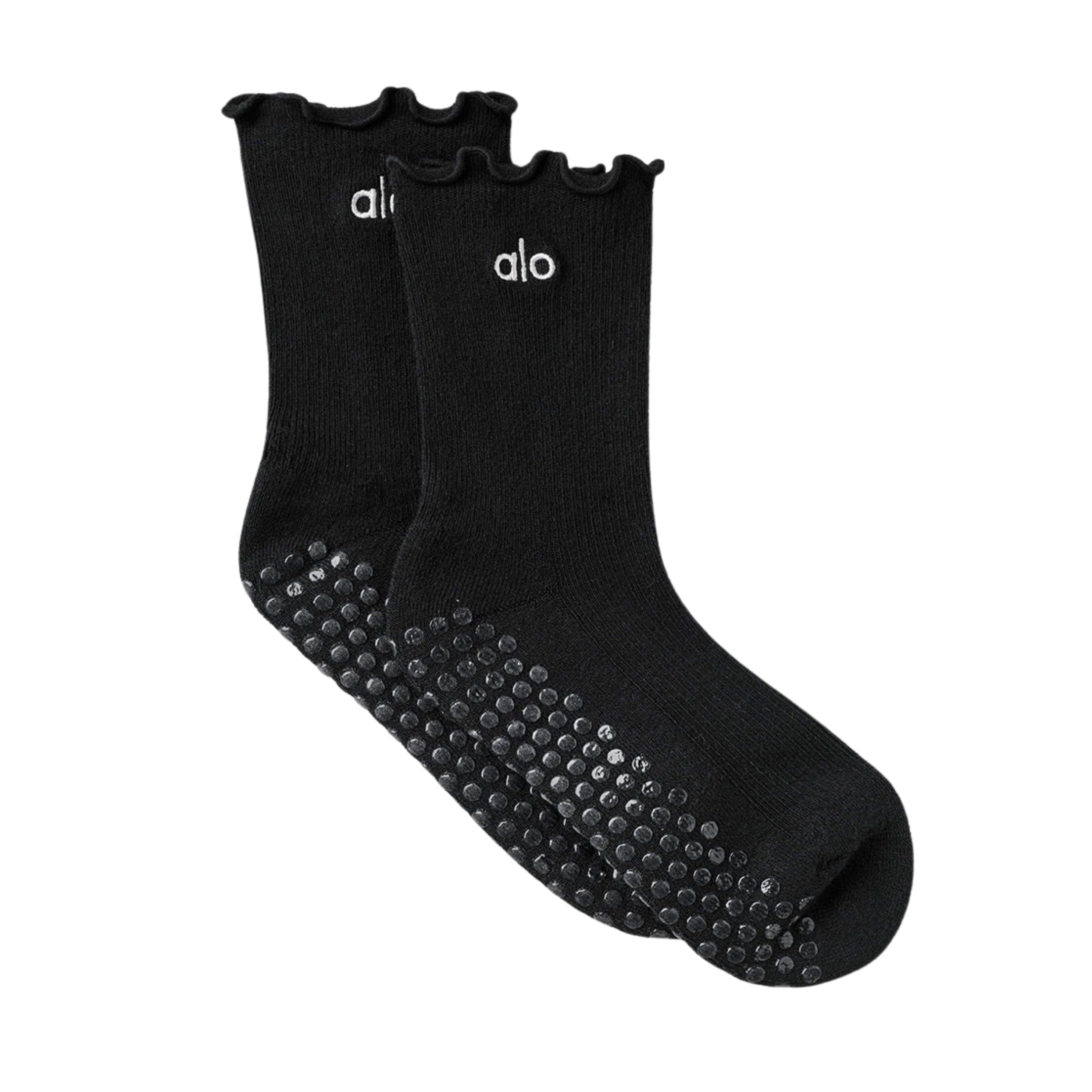 Alo Lettuce Edge Grip Sock - Black