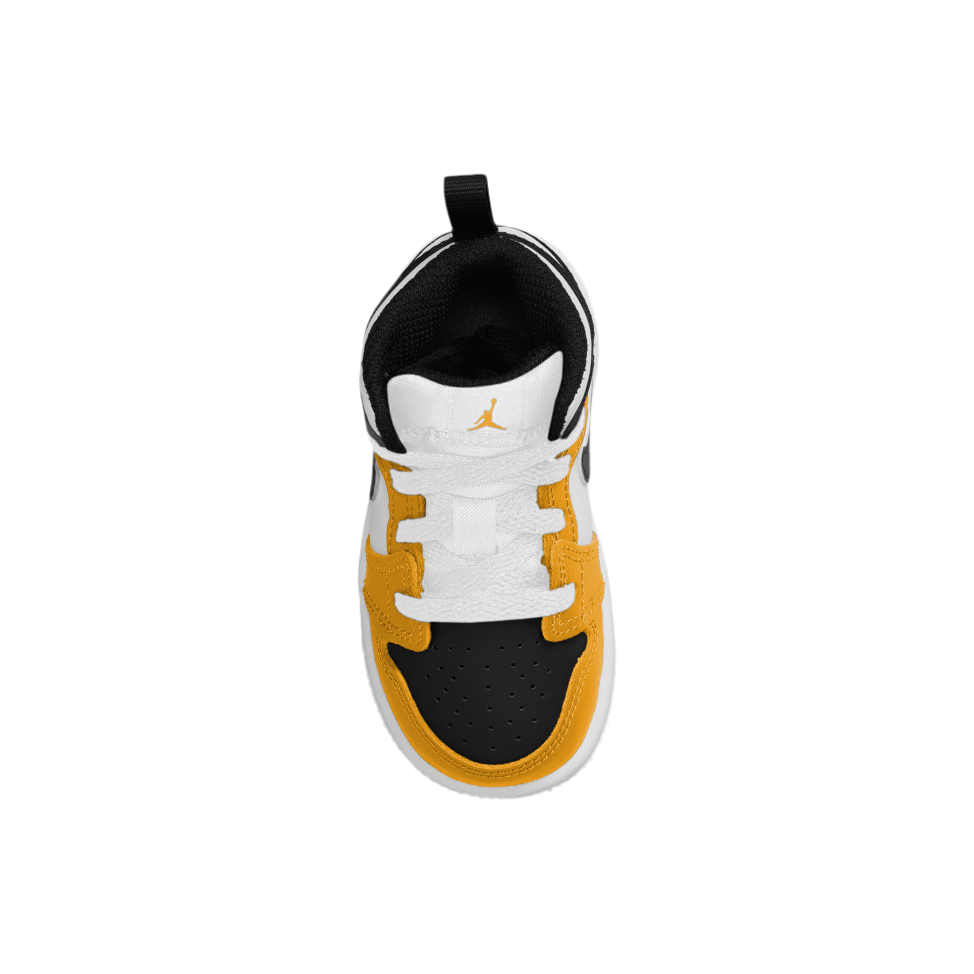 Nike Toddler Jordan AJ1 MID - Black Yellow