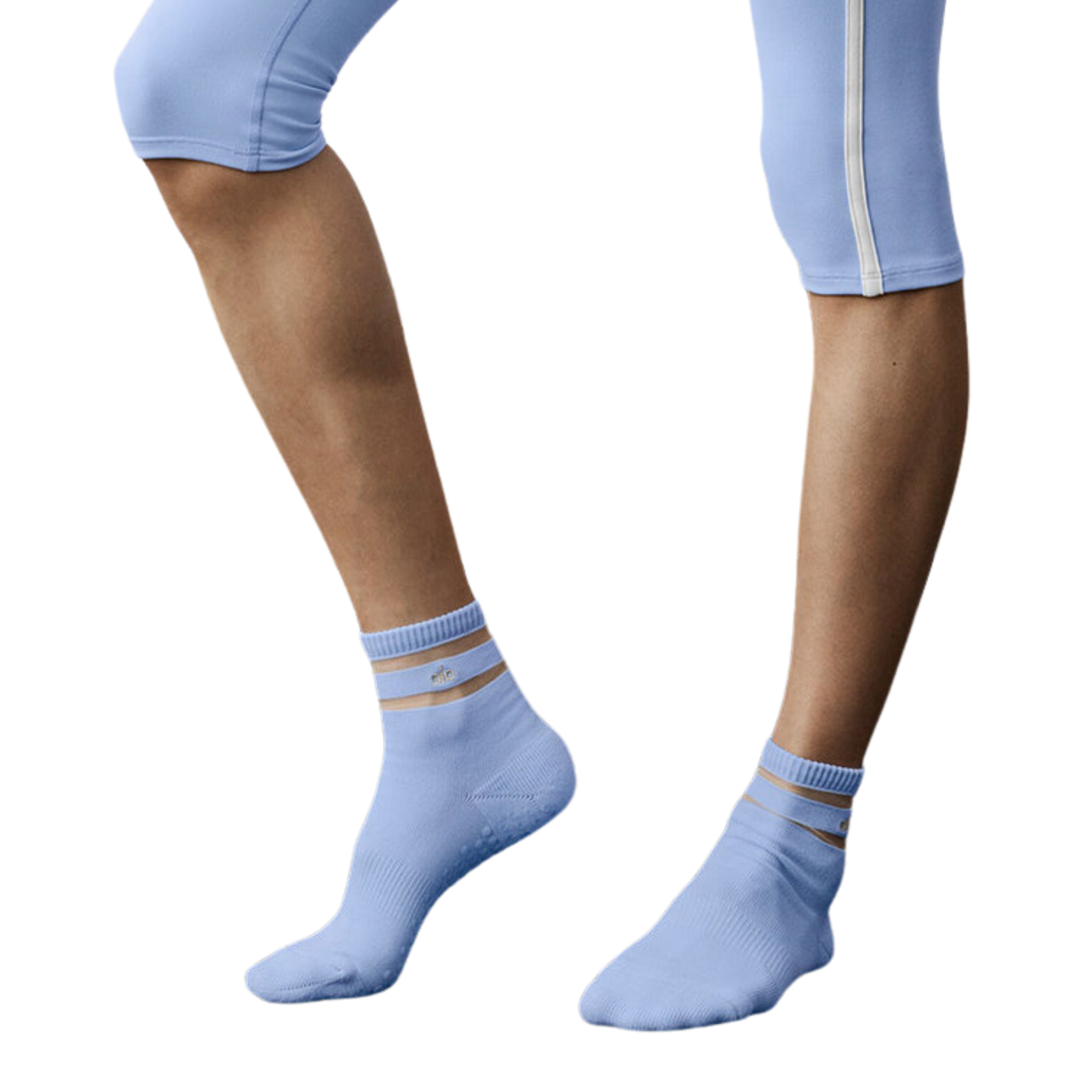 Alo Pulse Grip Sock - Light Provence Blue