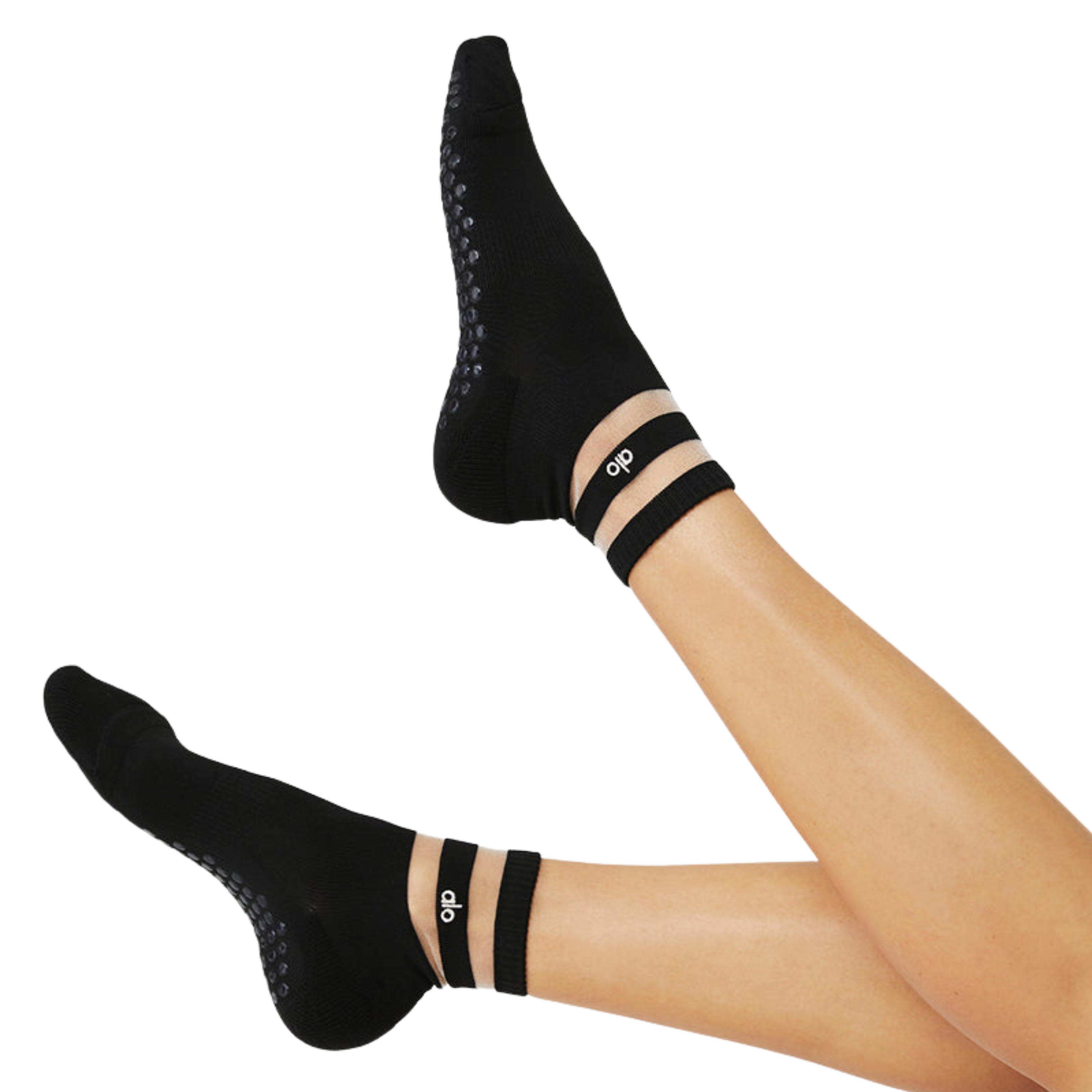 Alo Pulse Grip Sock - Black