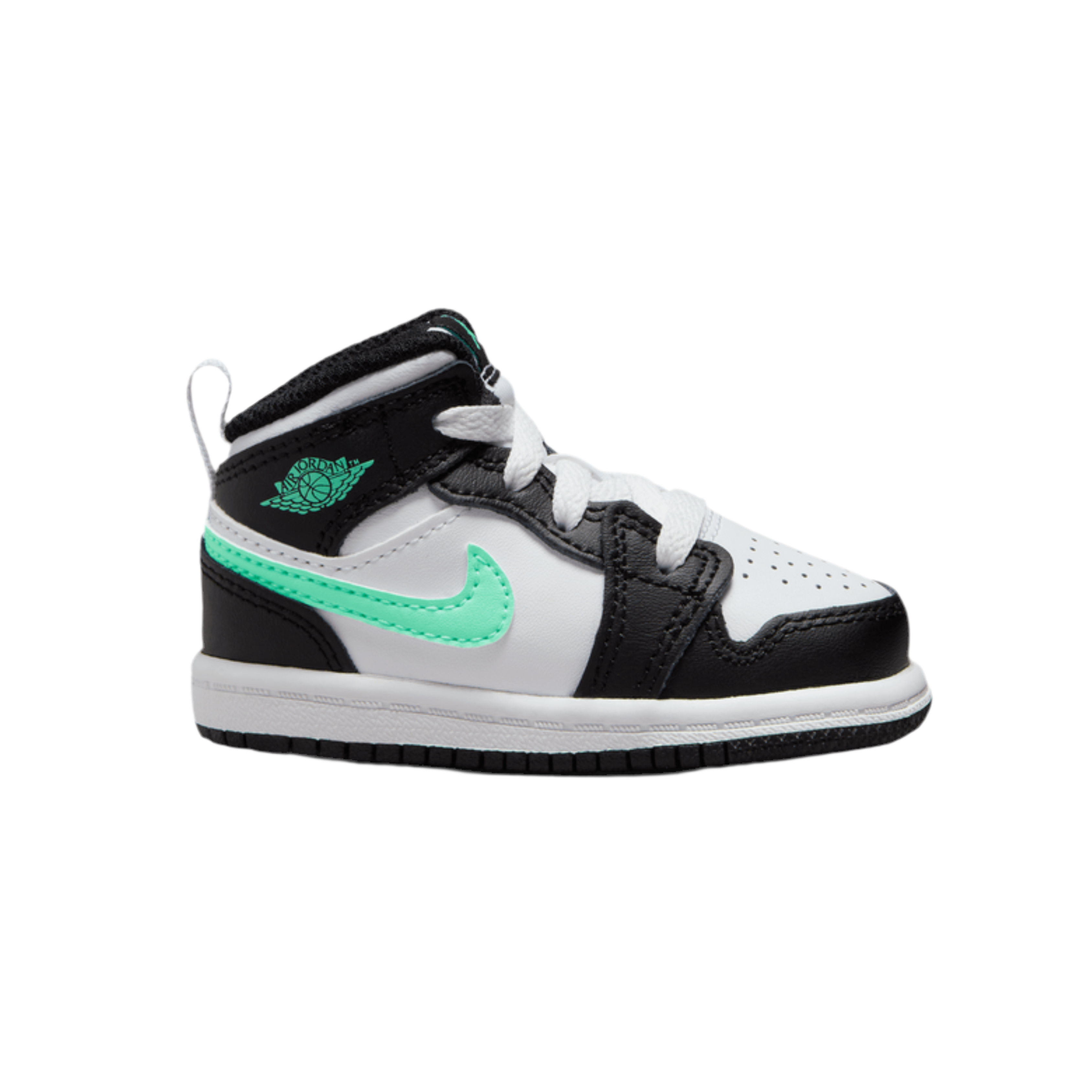 Nike Toddler Jordan AJ1 MID - White Green