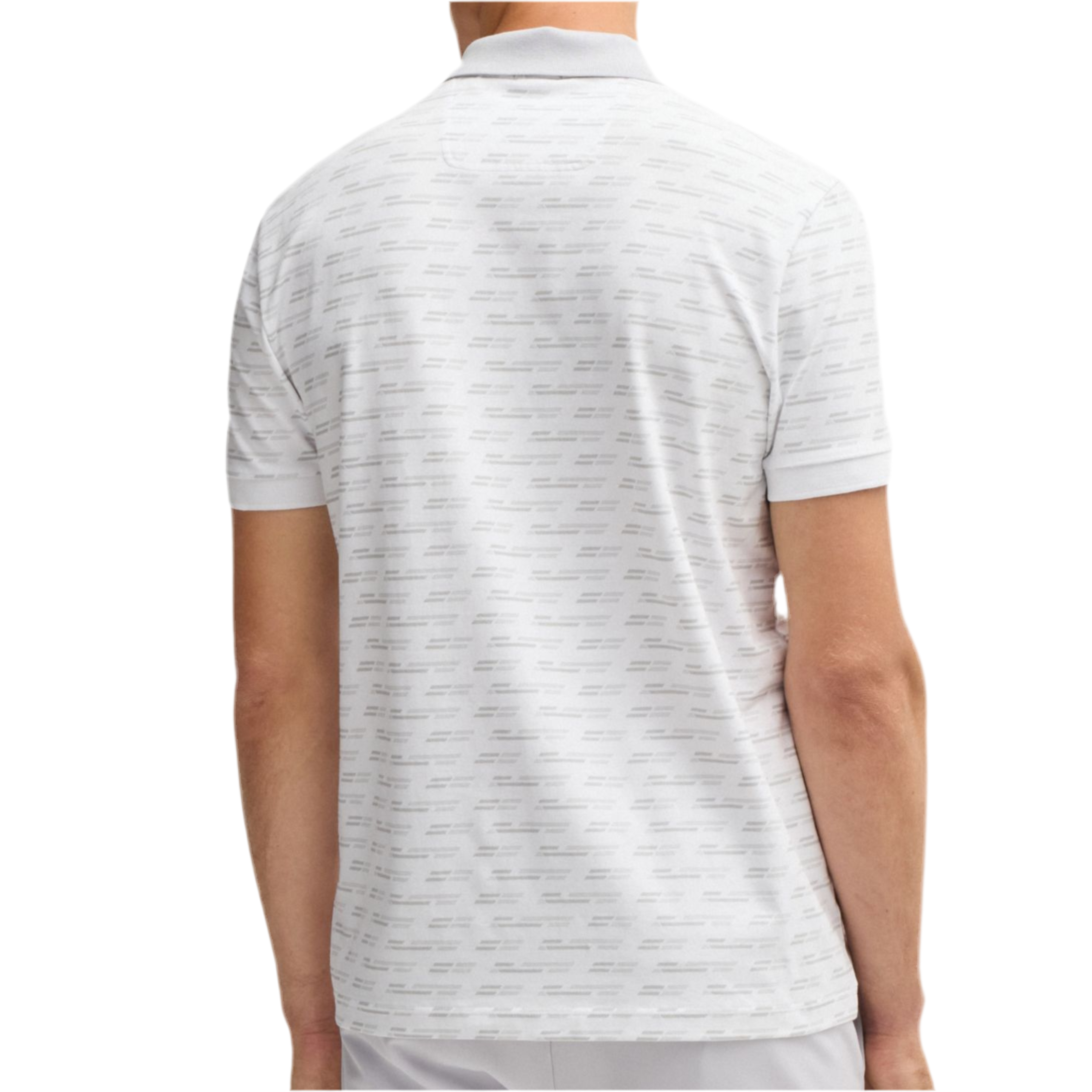 Hugo Boss Men Paddy Polo Shirt Printed - White