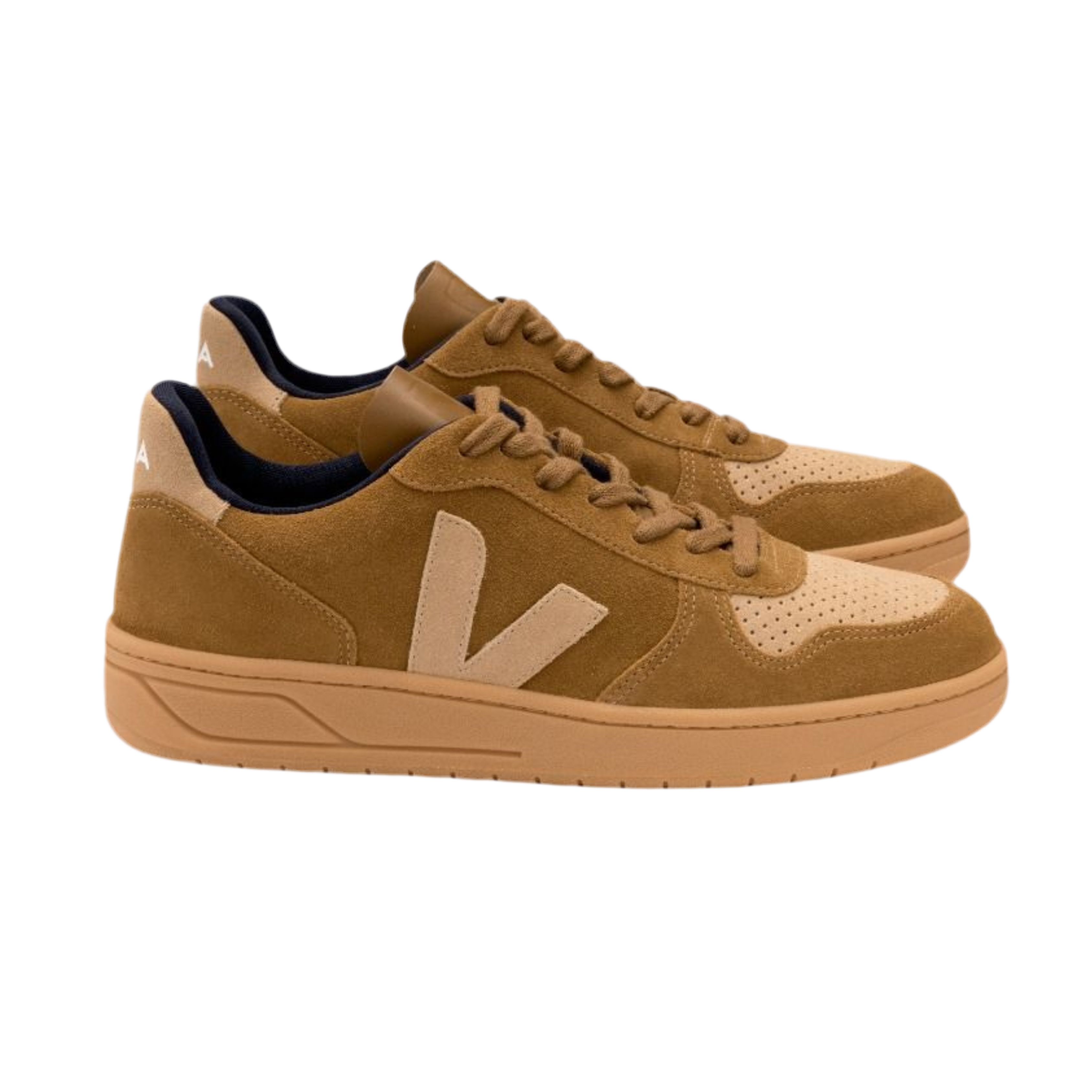Veja Men V-10 - Suede Camel Desert