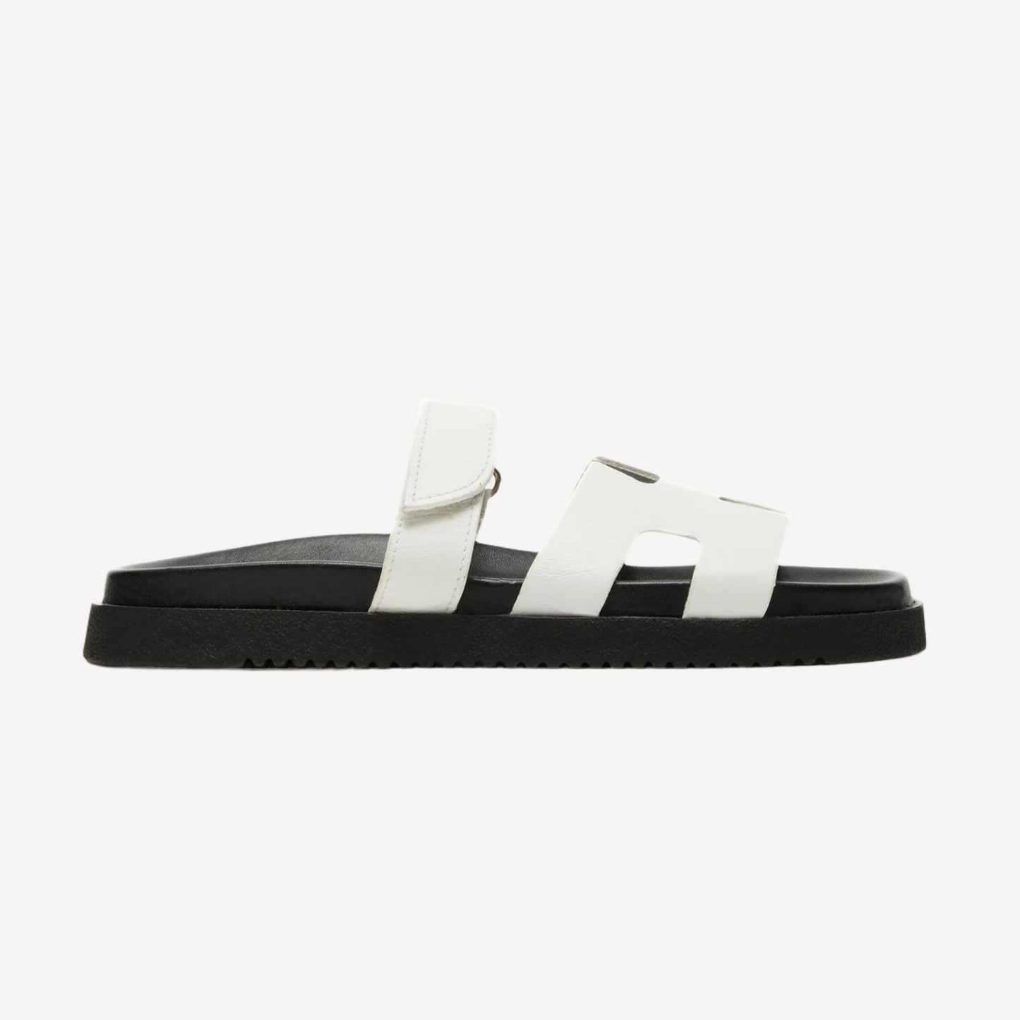 Steve Madden Women Mayven Sandal - White Black