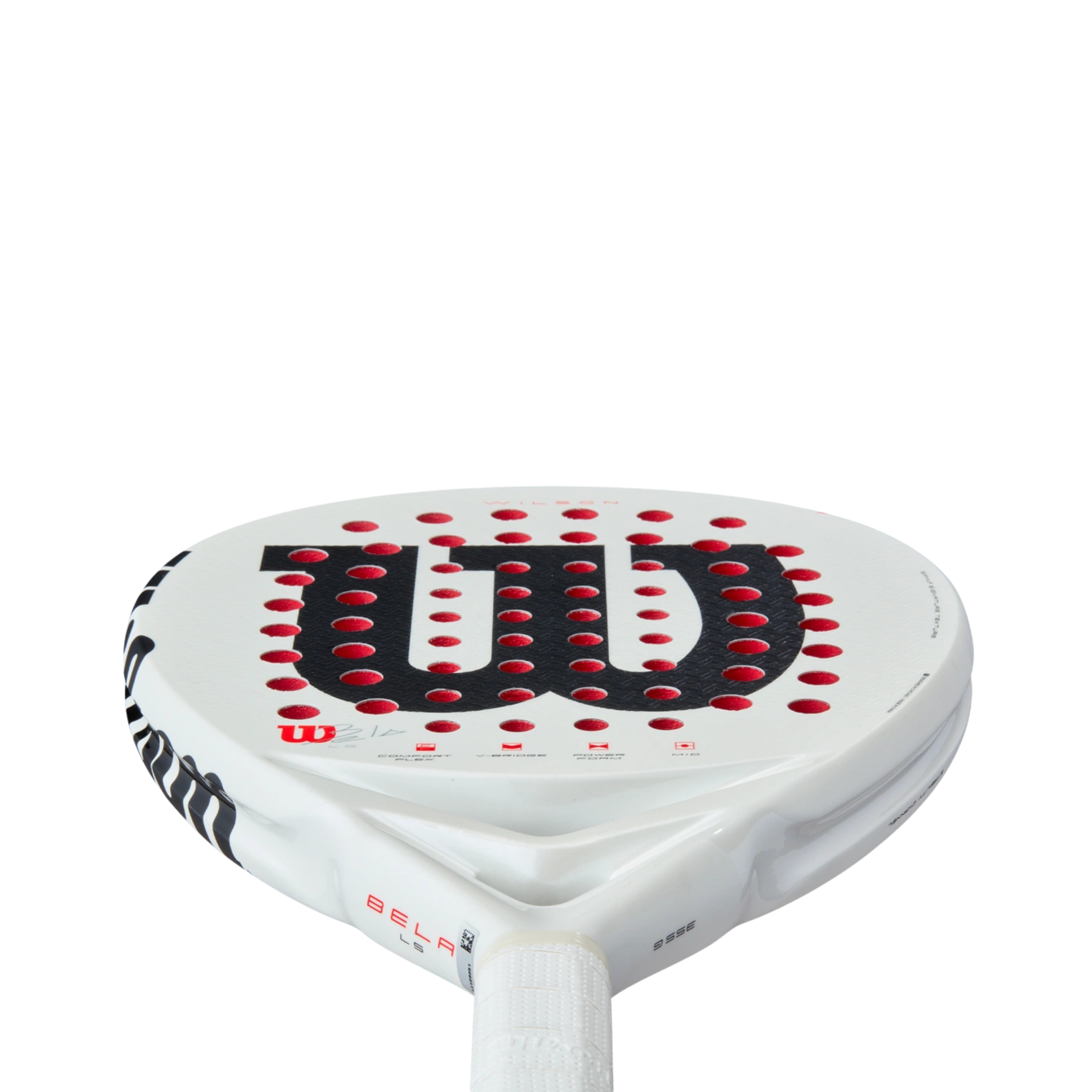 Wilson Bela LS V3 Padel Racket - White Red