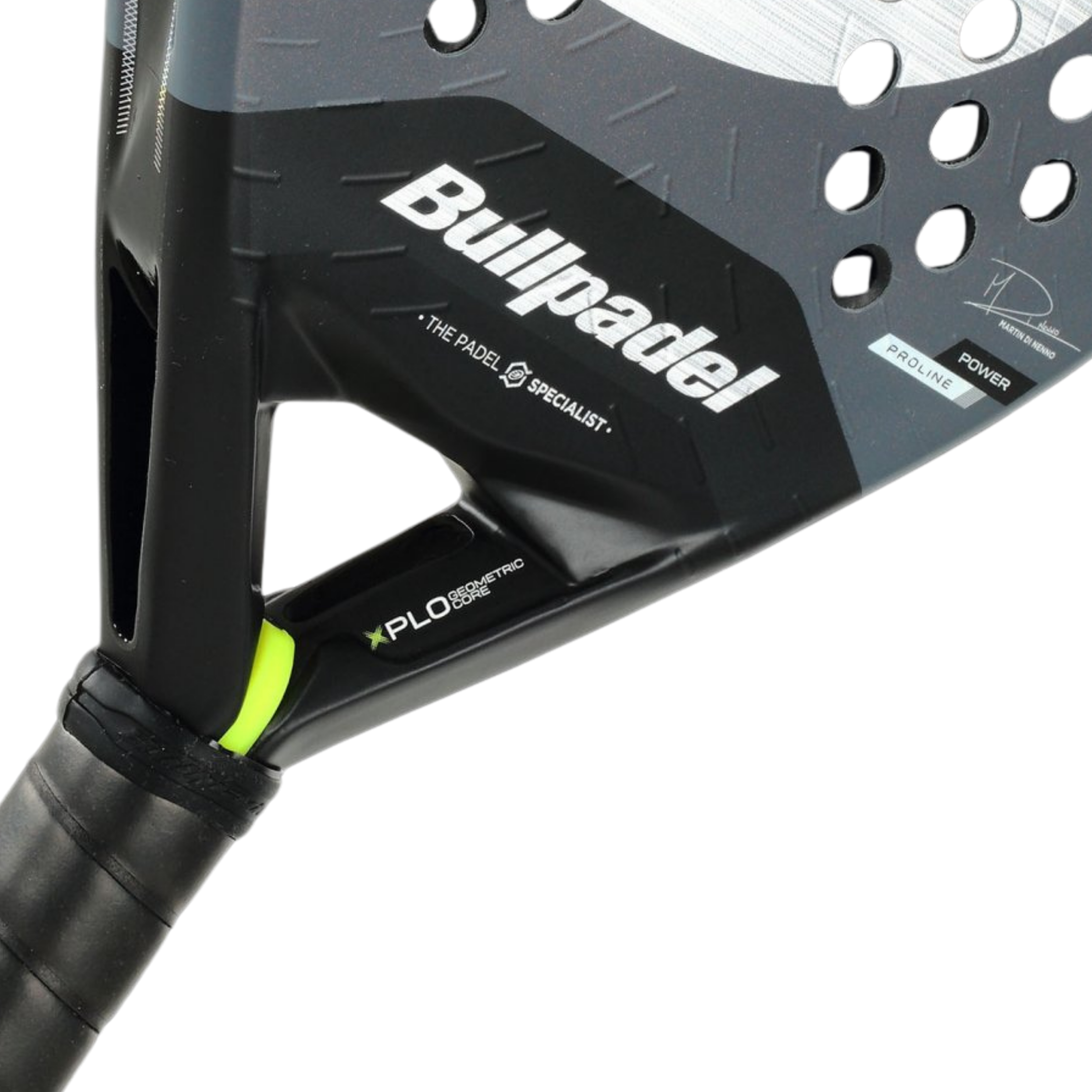 Bullpadel Xplo CMF 2026 Padel Racket - White Silver