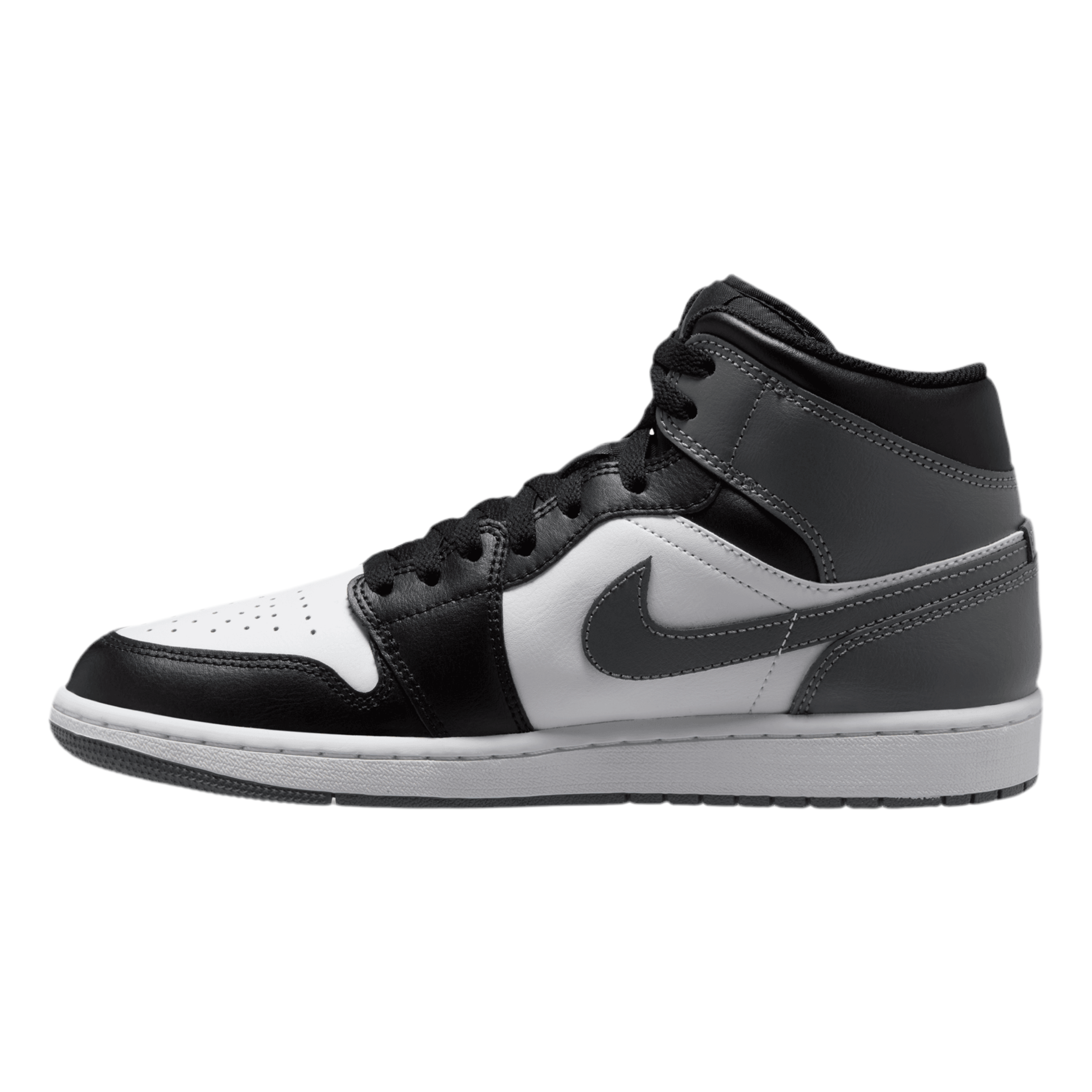 Nike Men Air Jordan 1 Mid - Black Grey White