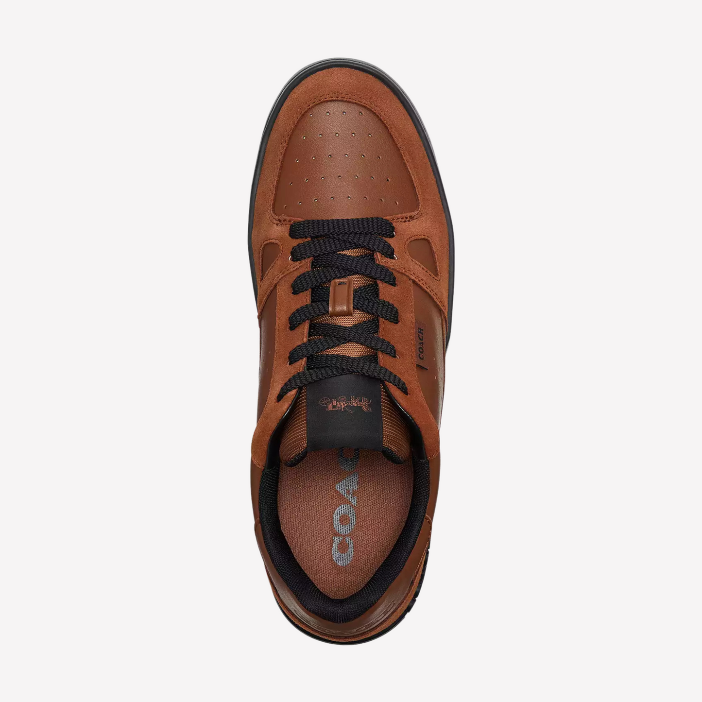 COACH Men's Clip Court Sneaker - Saddle