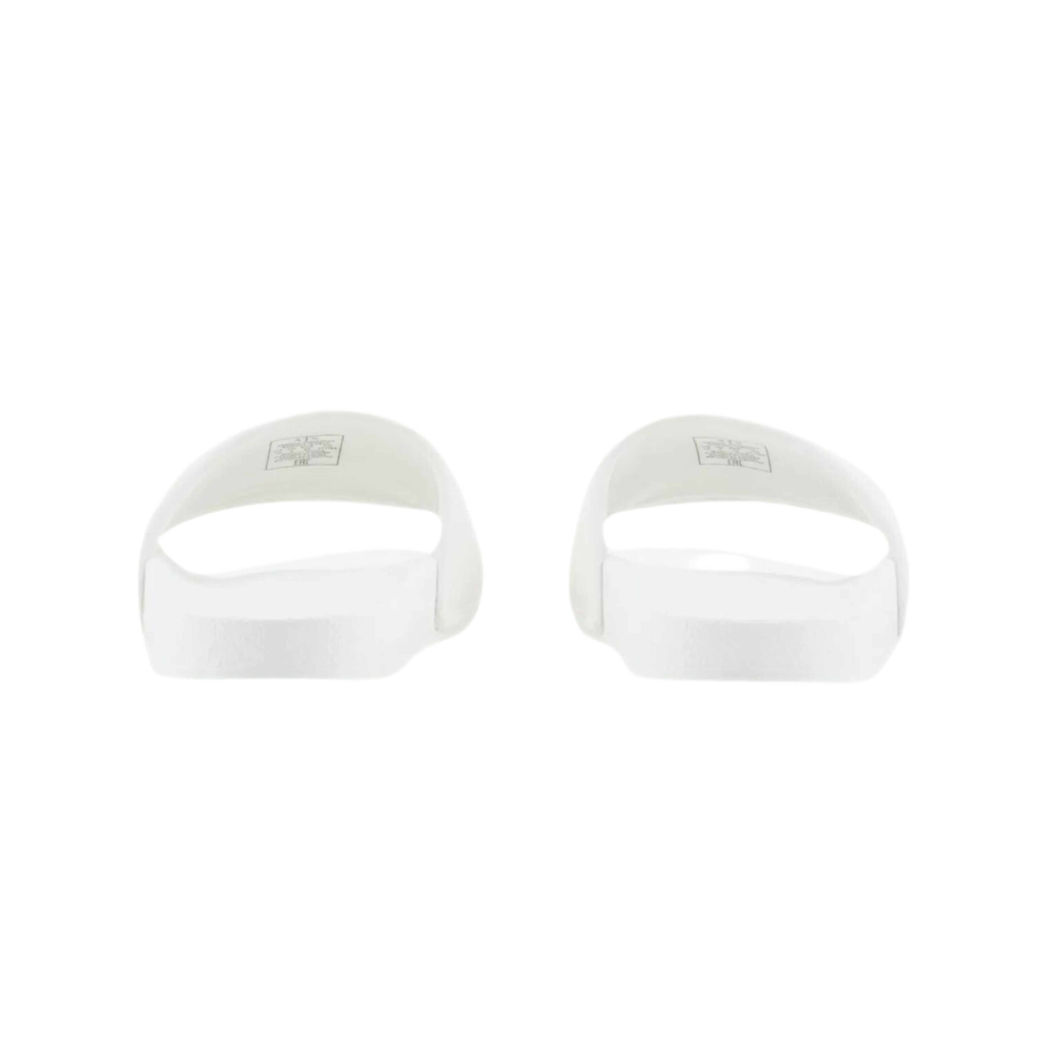 Armani Exchange Men's Slider Logo Slippers - White