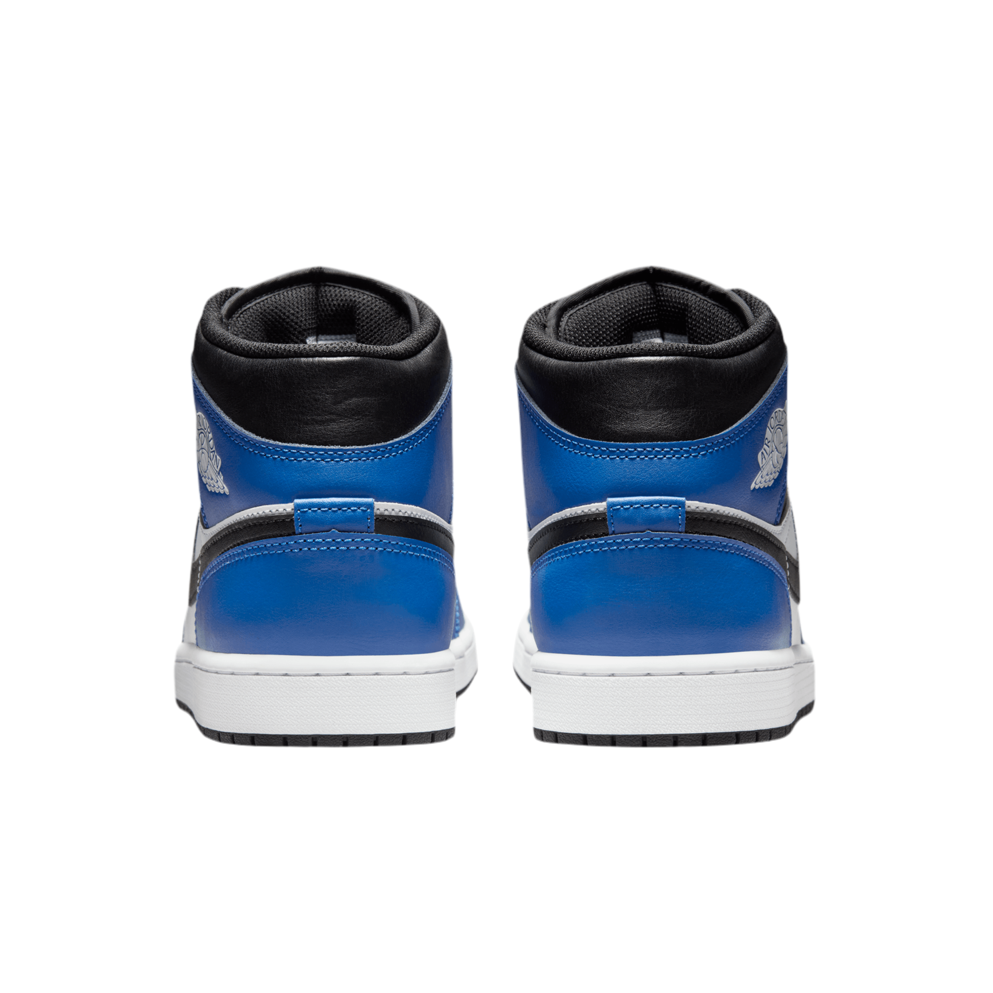 Nike Men Air Jordan 1 Mid - Blue Black White