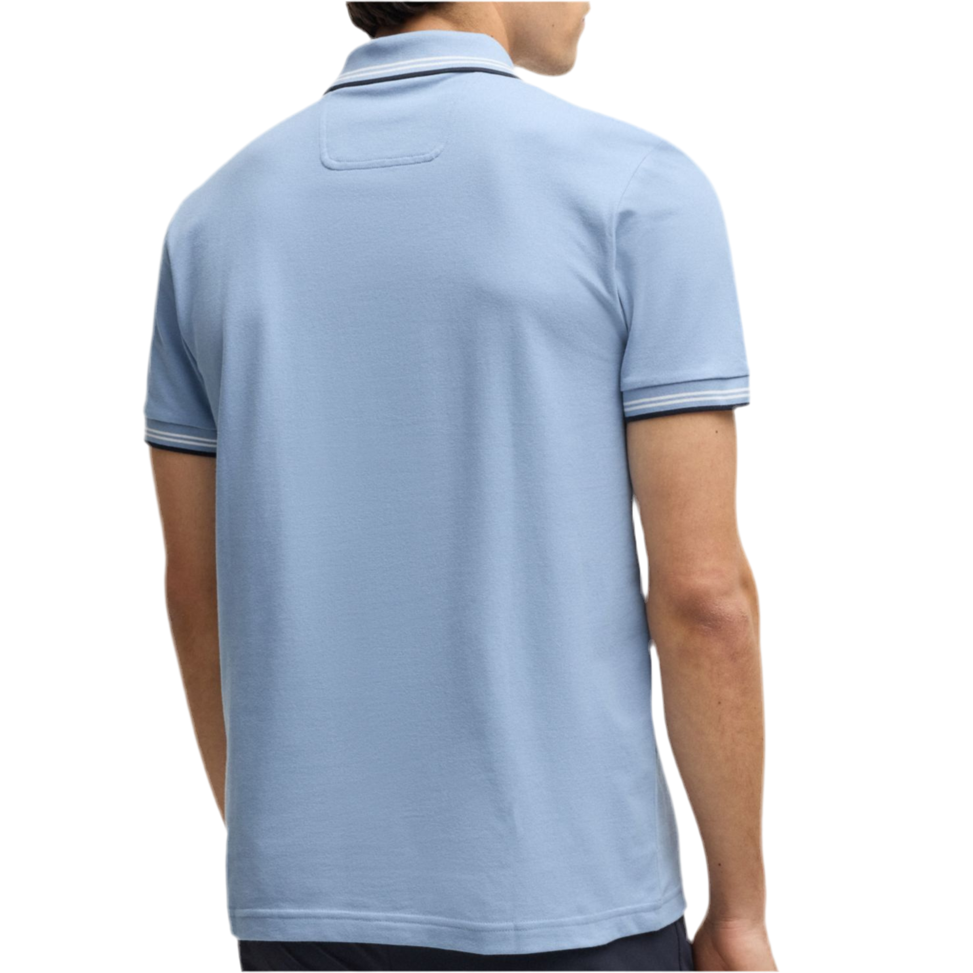 Hugo Boss Men Stretch Cotton Slim Fit Polo Shirt - Light Blue
