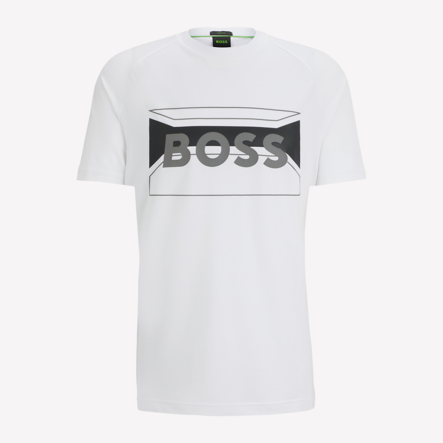 Hugo Boss Men Cotton Artwork T-Shirt - White