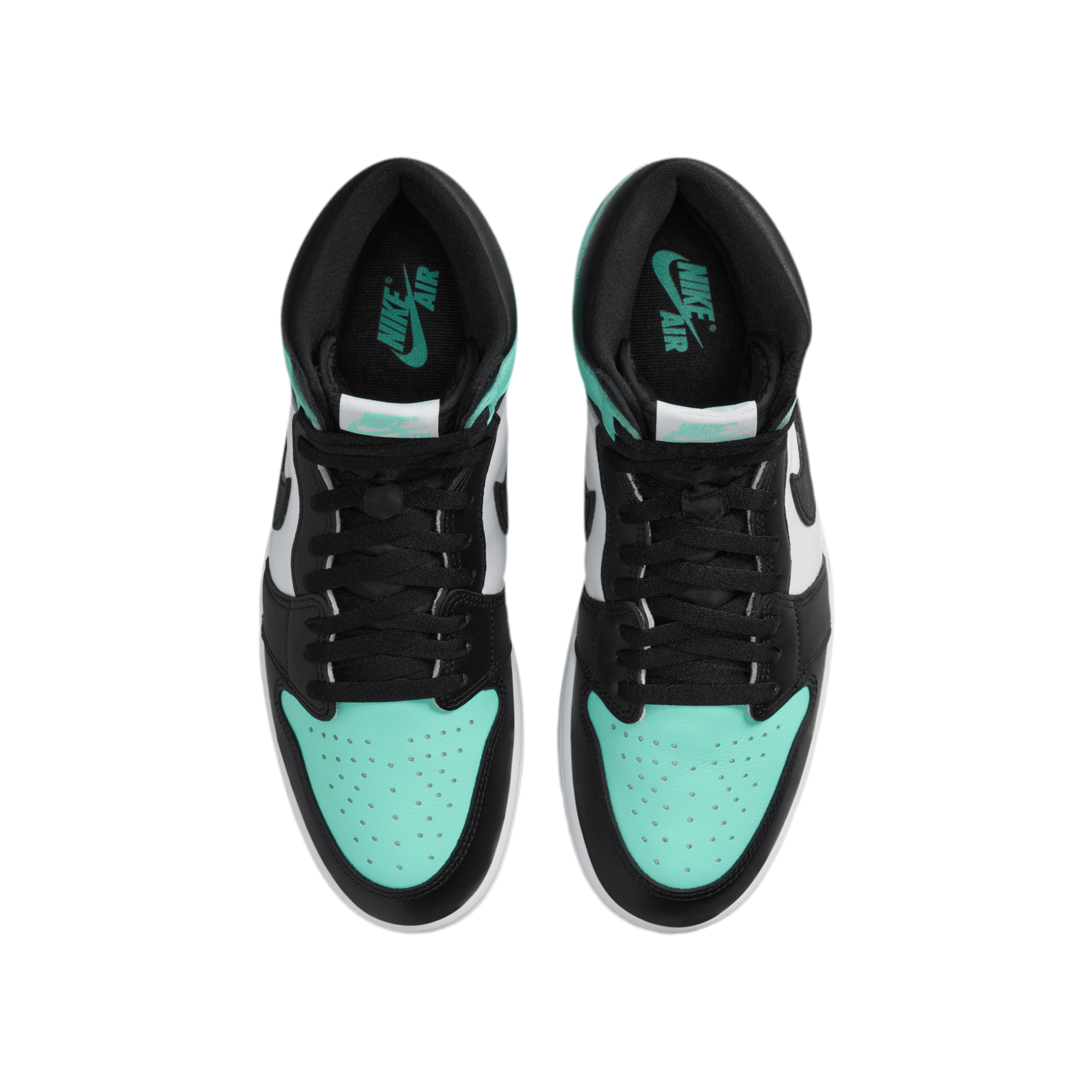 Nike Men's Air Jordan Retro 1 High - Green Black