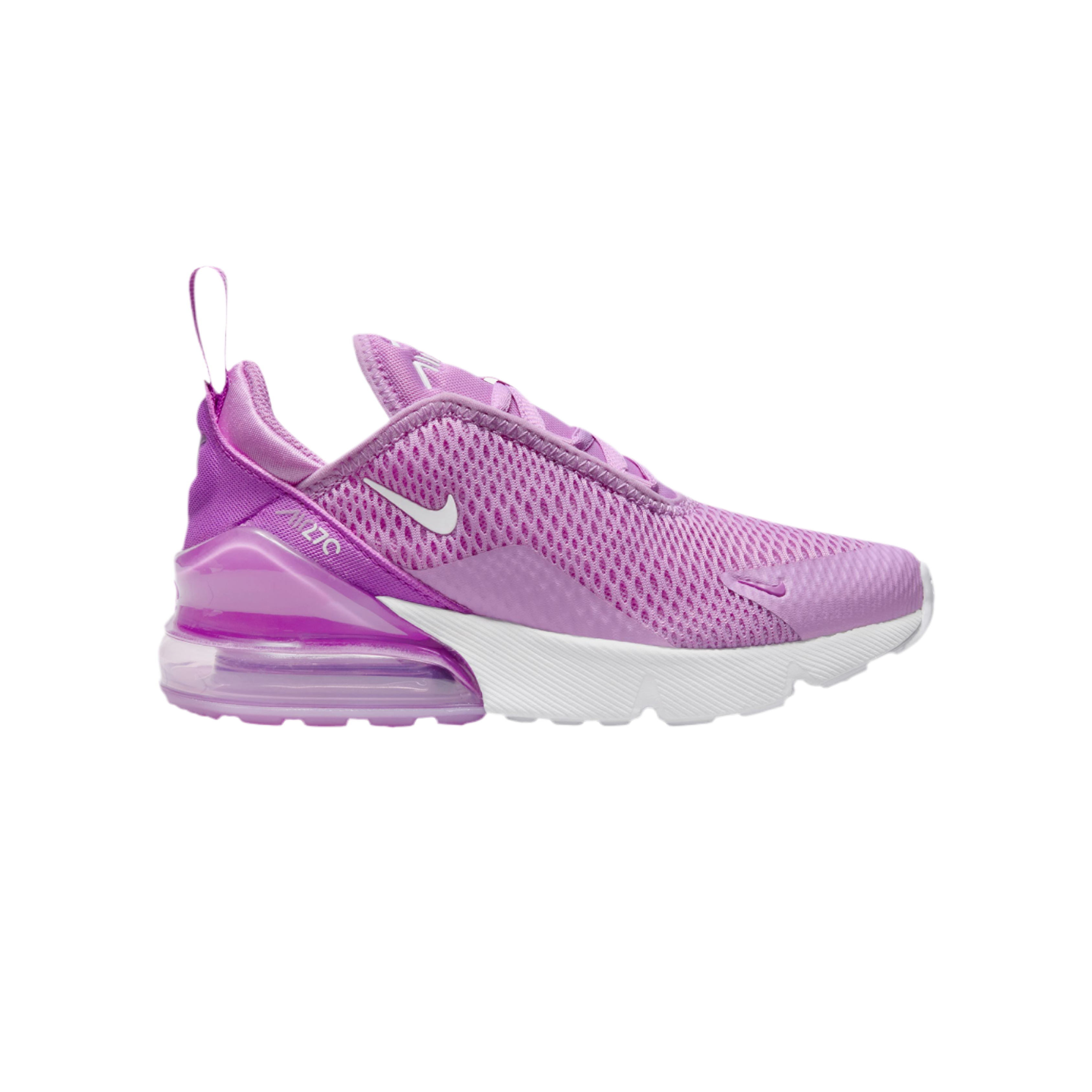Nike Girls Kids Air Max 270 - White Rush Fuchsia