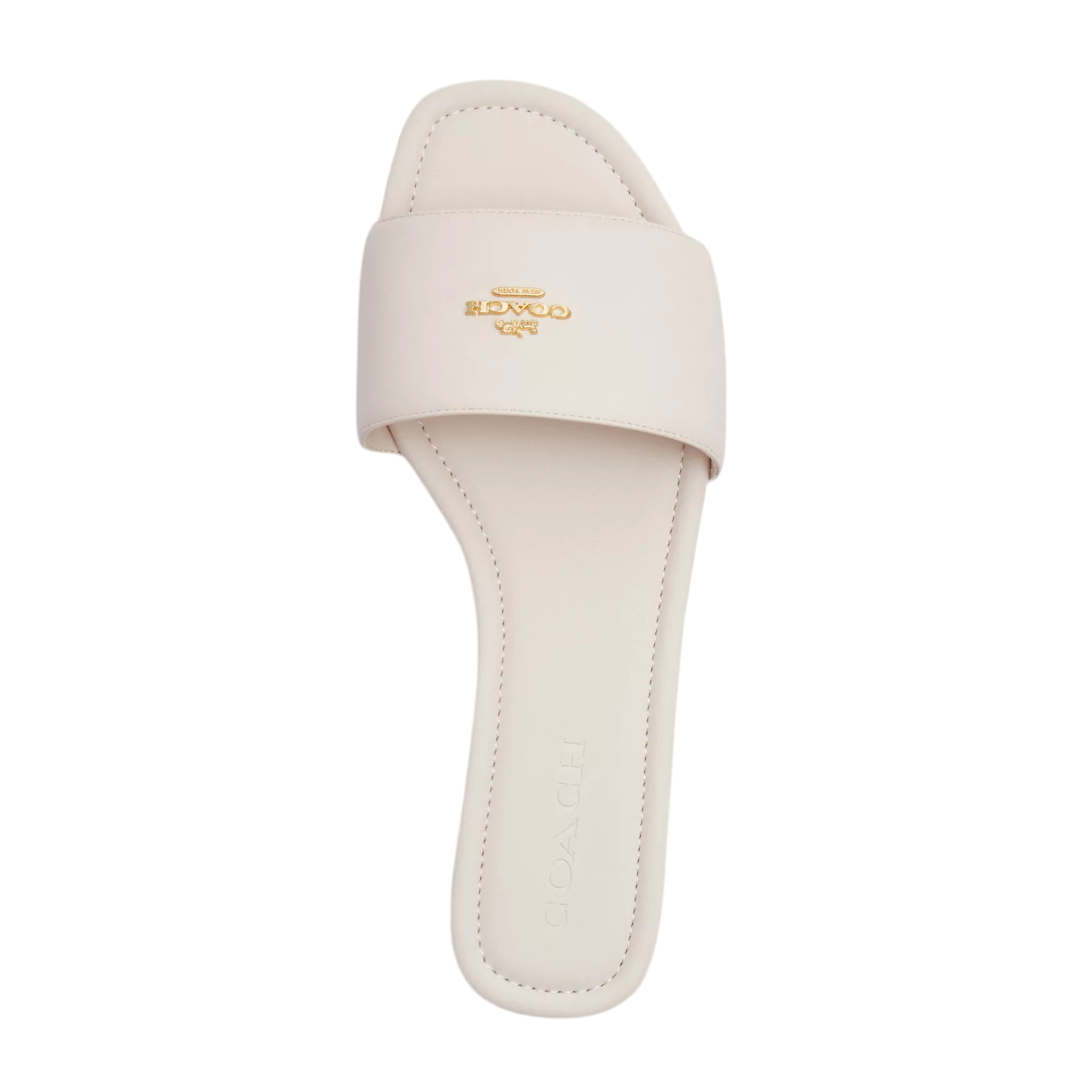 COACH Women's Slide Sandal - Chalk