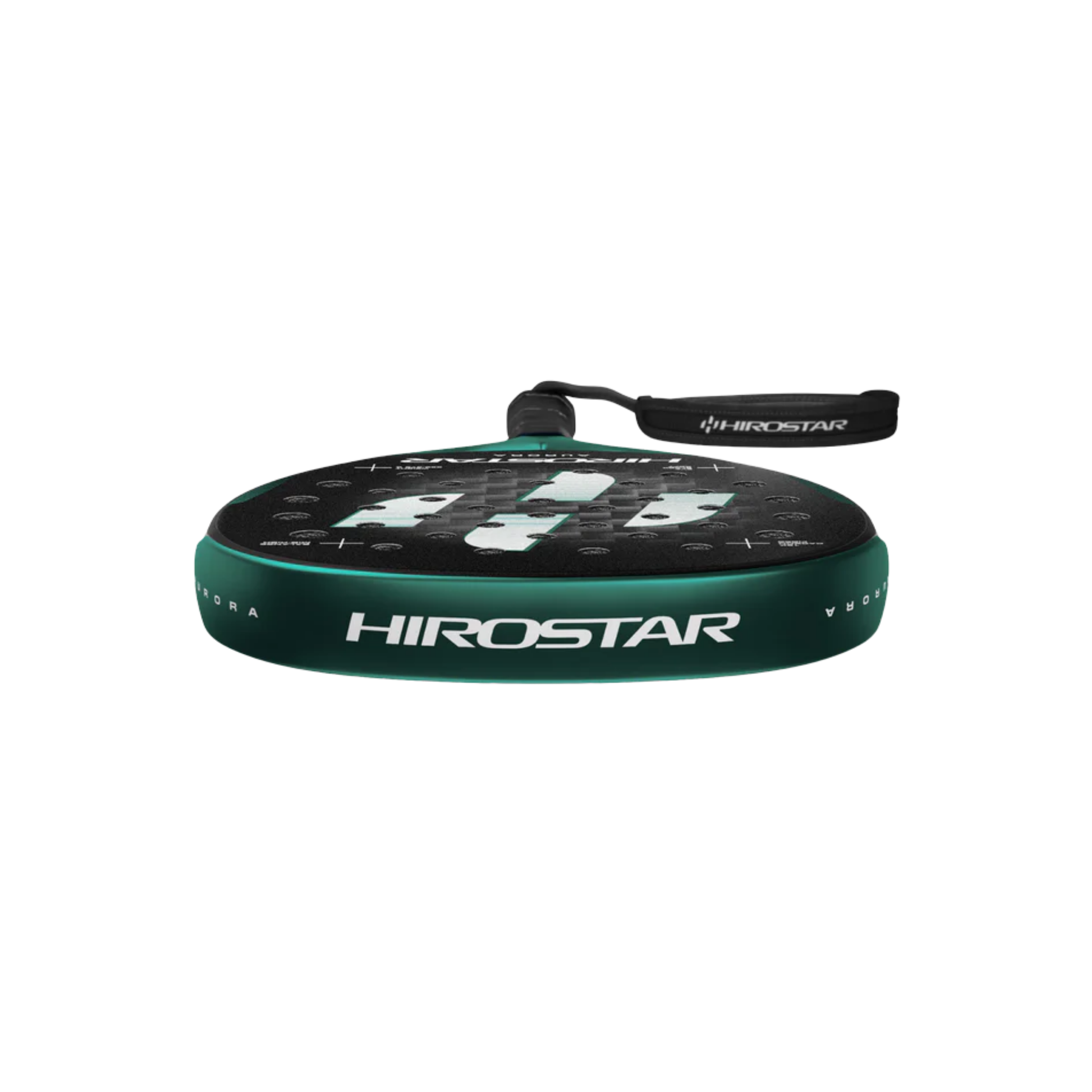 Hirostar Aurora 2026 Padel Racket - Black Green White