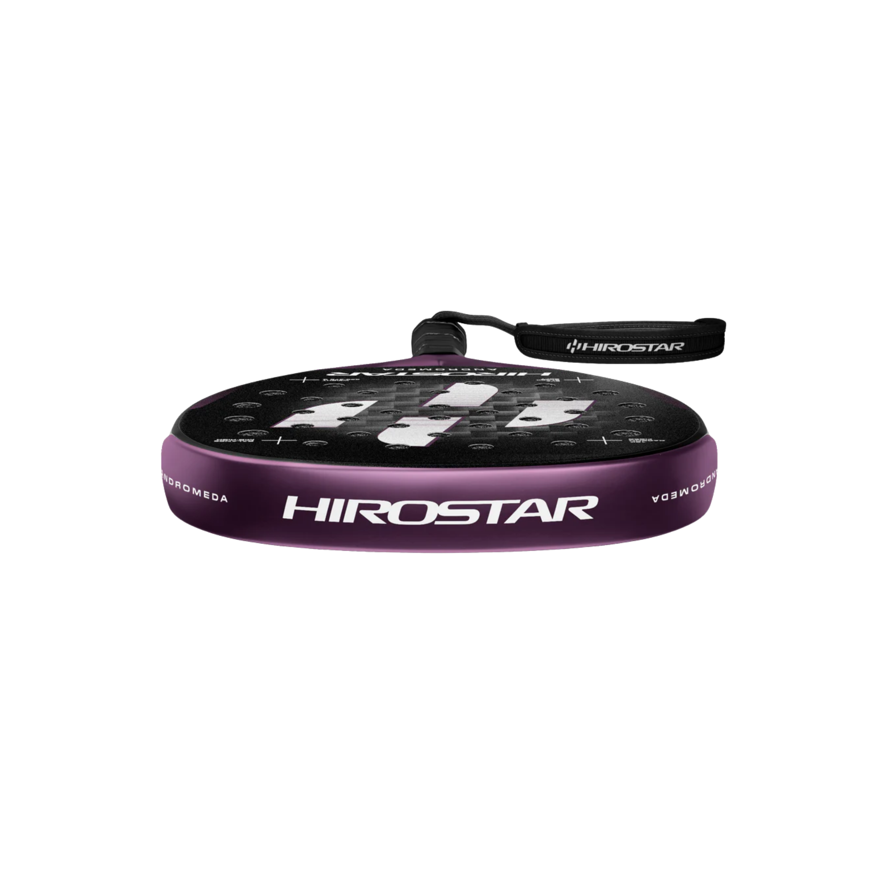Hirostar Andromeda 2025 Padel Racket - Dark Purple Black