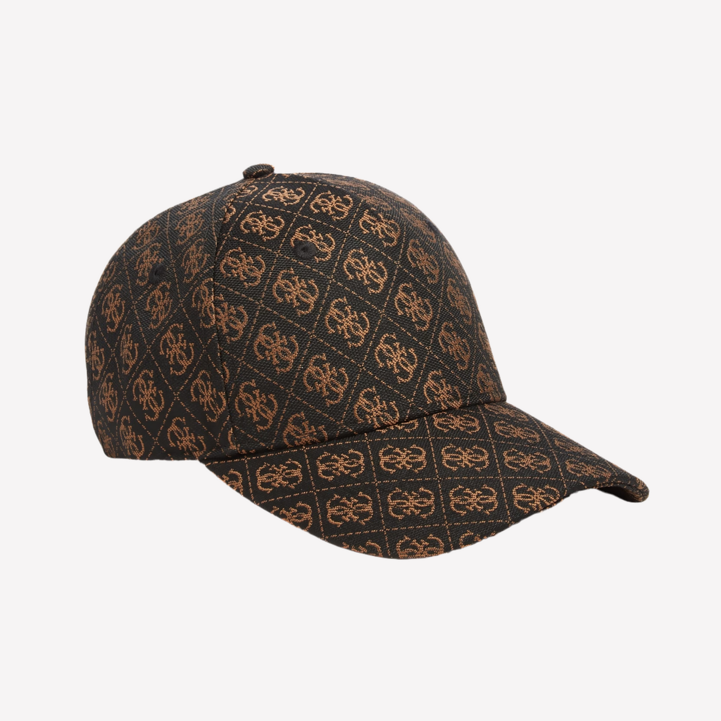 Guess Women Jacquard Quattro G Baseball Cap - Dark Brown